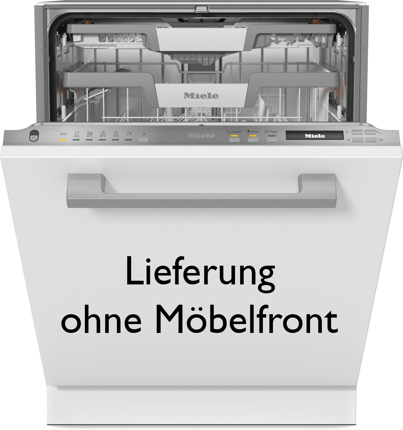 Miele vollintegrierbarer Geschirrspüler »G 7260 SCVi« 14 Maßgedecke in silberfarben