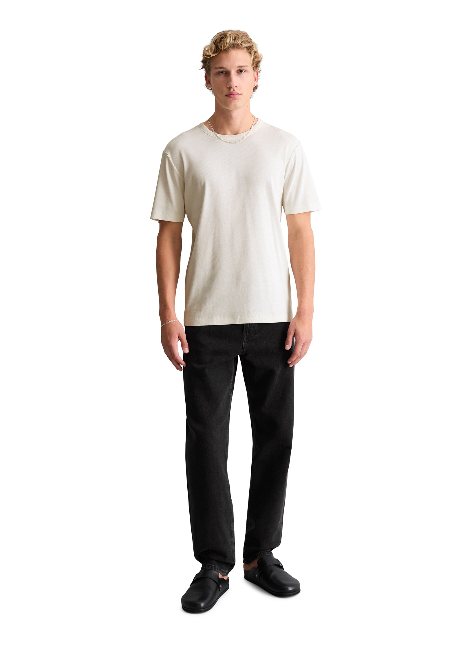 Marc O'Polo DENIM T-Shirt regular aus Bio-Baumwoll-Mix
