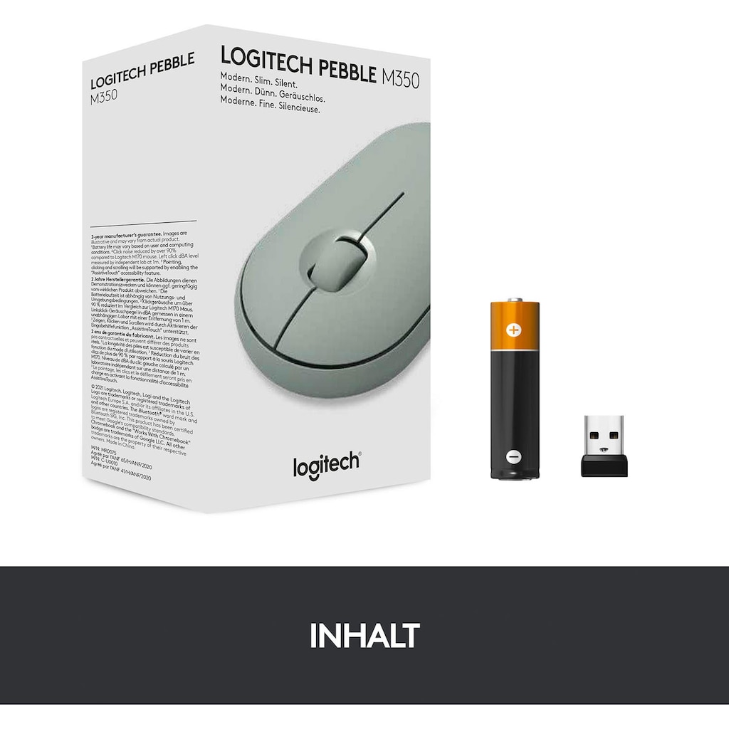 Logitech Maus »Pebble M350«