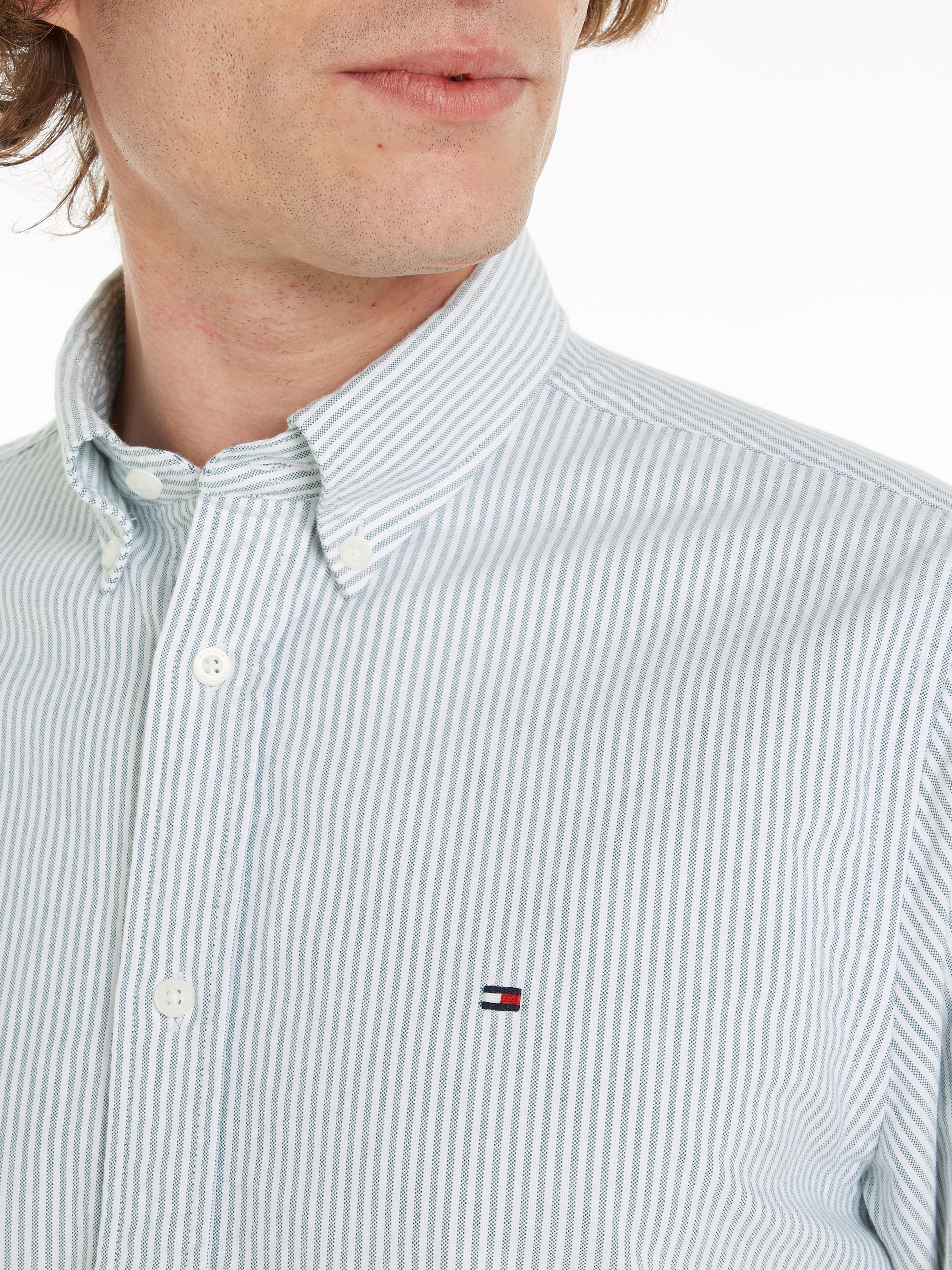Tommy Hilfiger Langarmhemd »HERITAGE OXFORD STRIPE RF SHIRT«