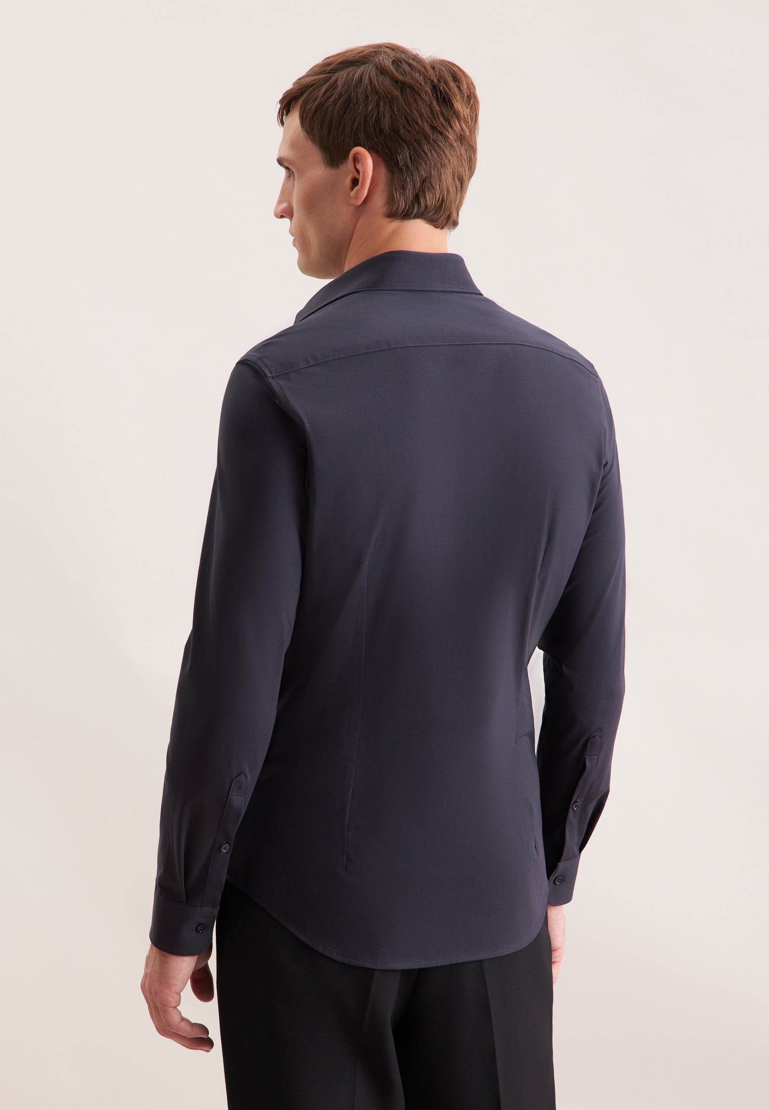 seidensticker Businesshemd »Schwarze Rose«, Slim 1/1 Kentkragen Uni