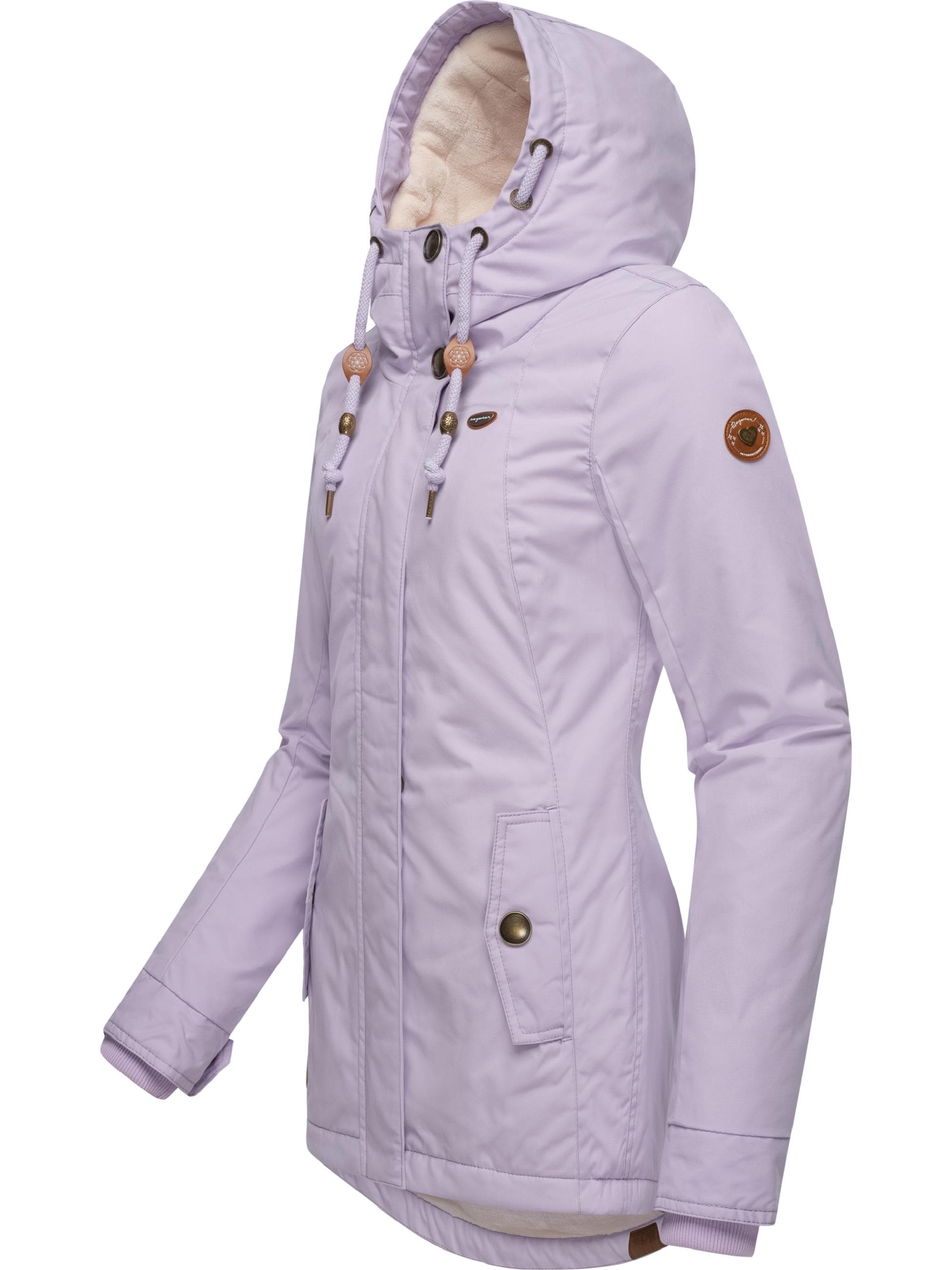 Ragwear Winterjacke »Winterjacke Monade«, mit Kapuze, Damen Winterparka mit Kapuze und m. Fleece gefüttert