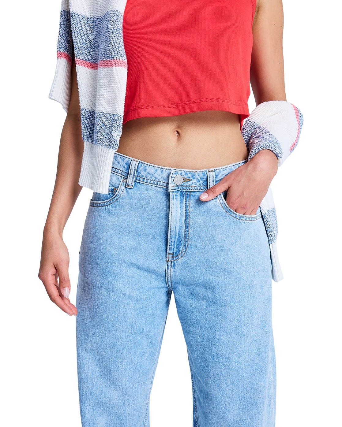 Roxy Loose-fit-Jeans »Dawn Patrol Mid Sunbleached«