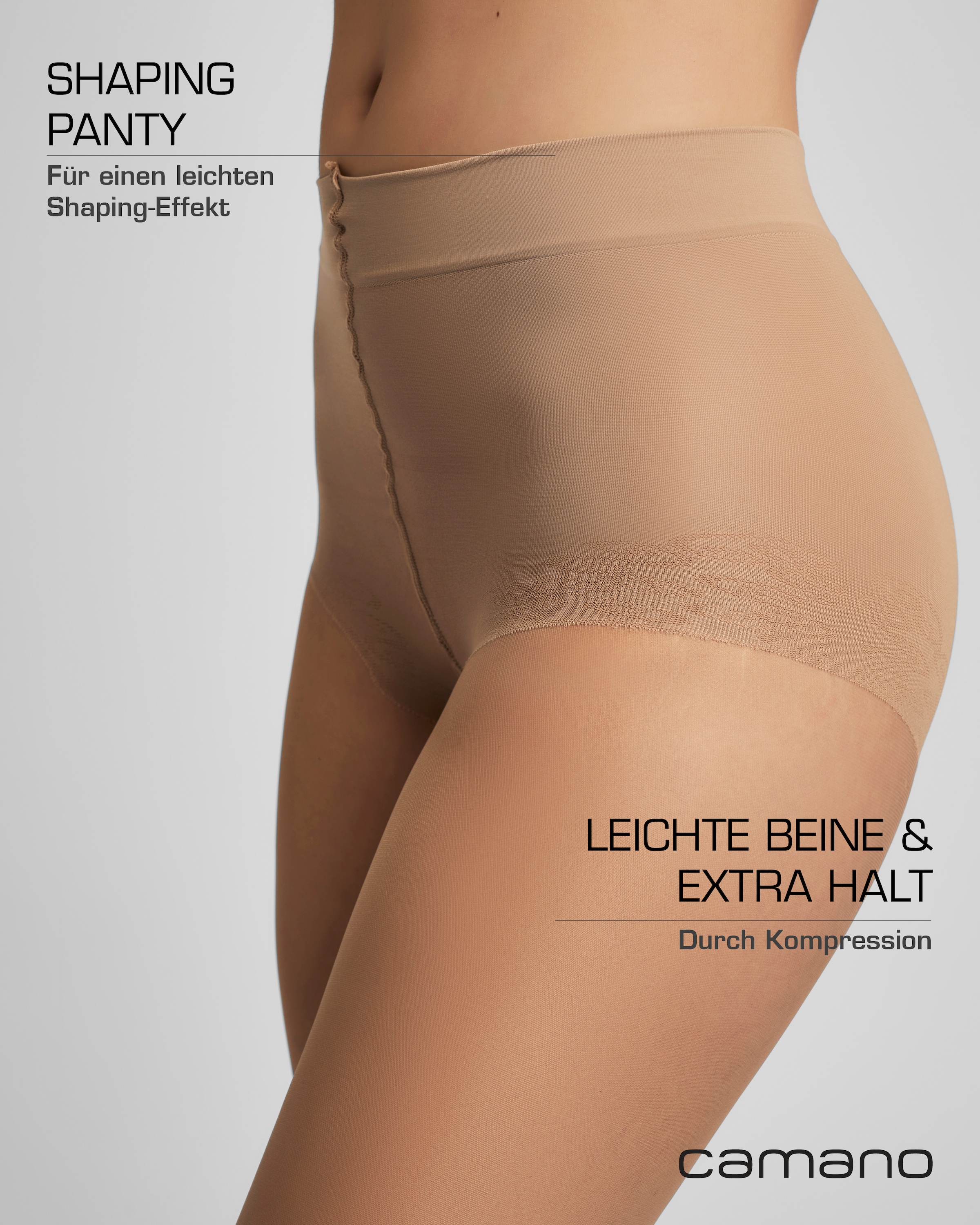 Camano Shaping-Strumpfhose »fine functional« 20 2er Pack,  mit nahtloser Verarbeitung