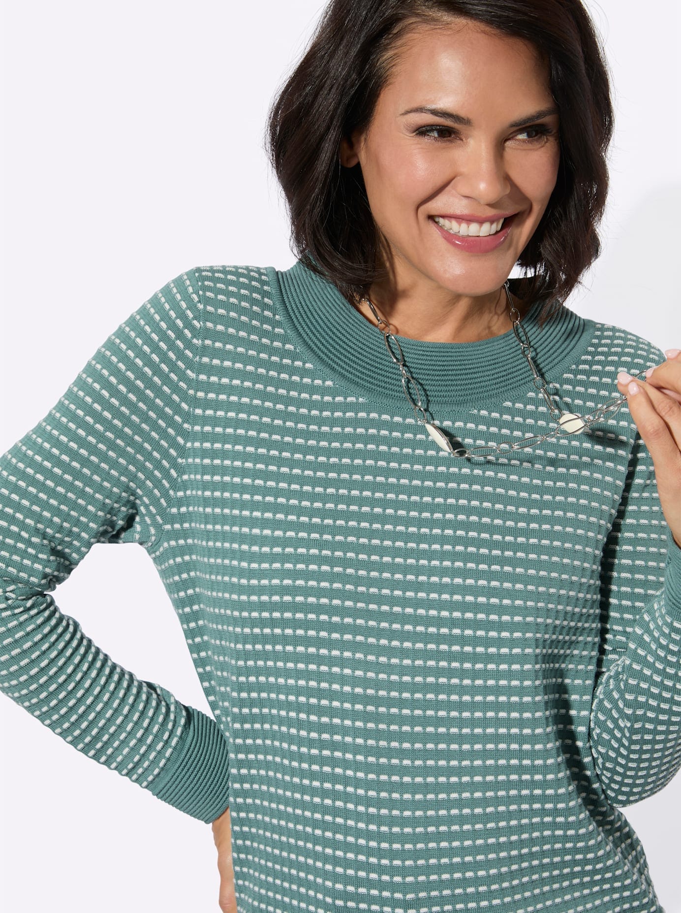 Casual Looks Rundhalspullover »Rundhals-Pullover«