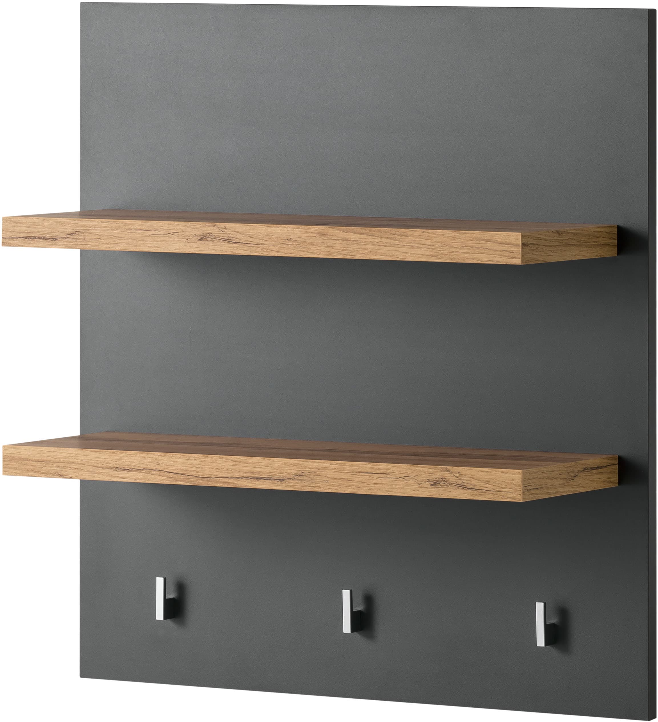 KOCHSTATION Küchenzeile »KS-Westminster, Pantryküche im Landhaus Stil, hochwertige Metallgriffe«, (Set), Breite 194 cm, Kommode, Wandpaneel, Hängeschrank und Herdumbau