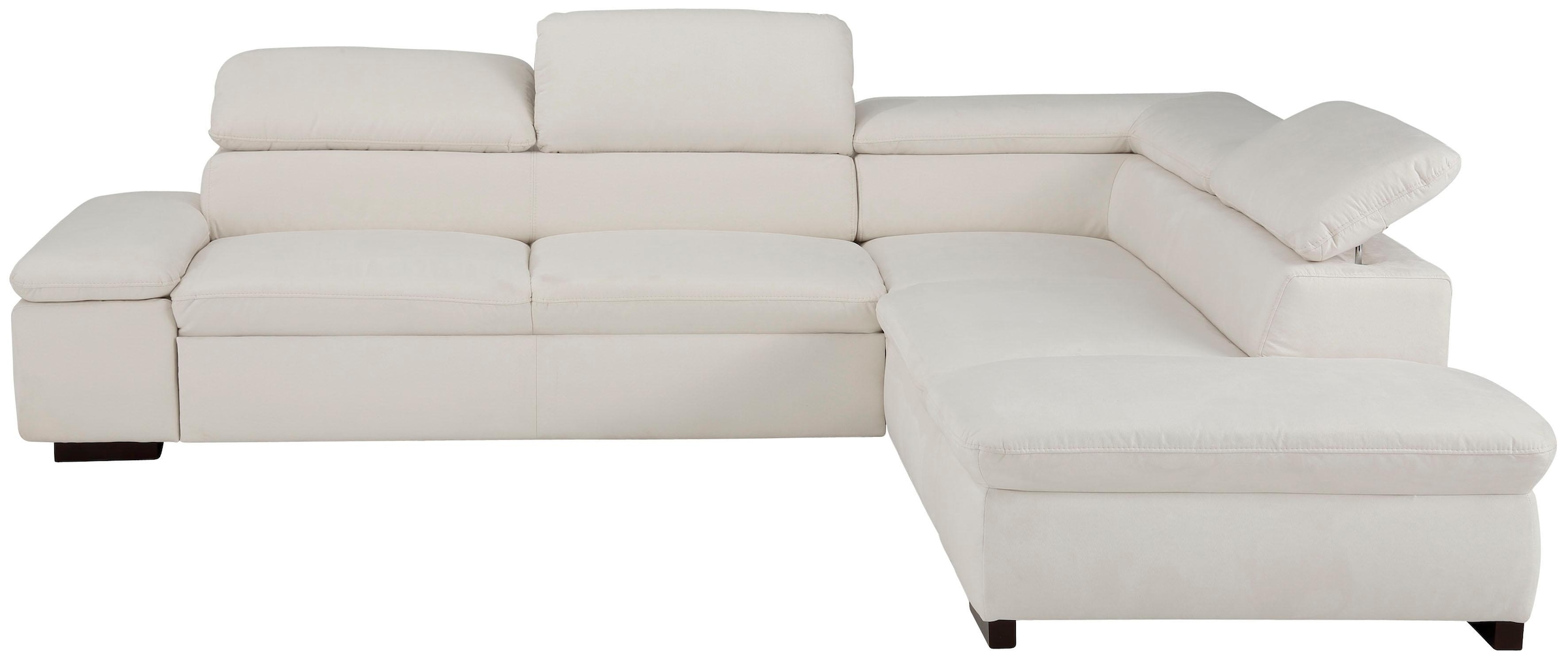 Home affaire Ecksofa »Alberto L-Form« mit Kopfteilverstellung, wahlweise mit Bettfunktion