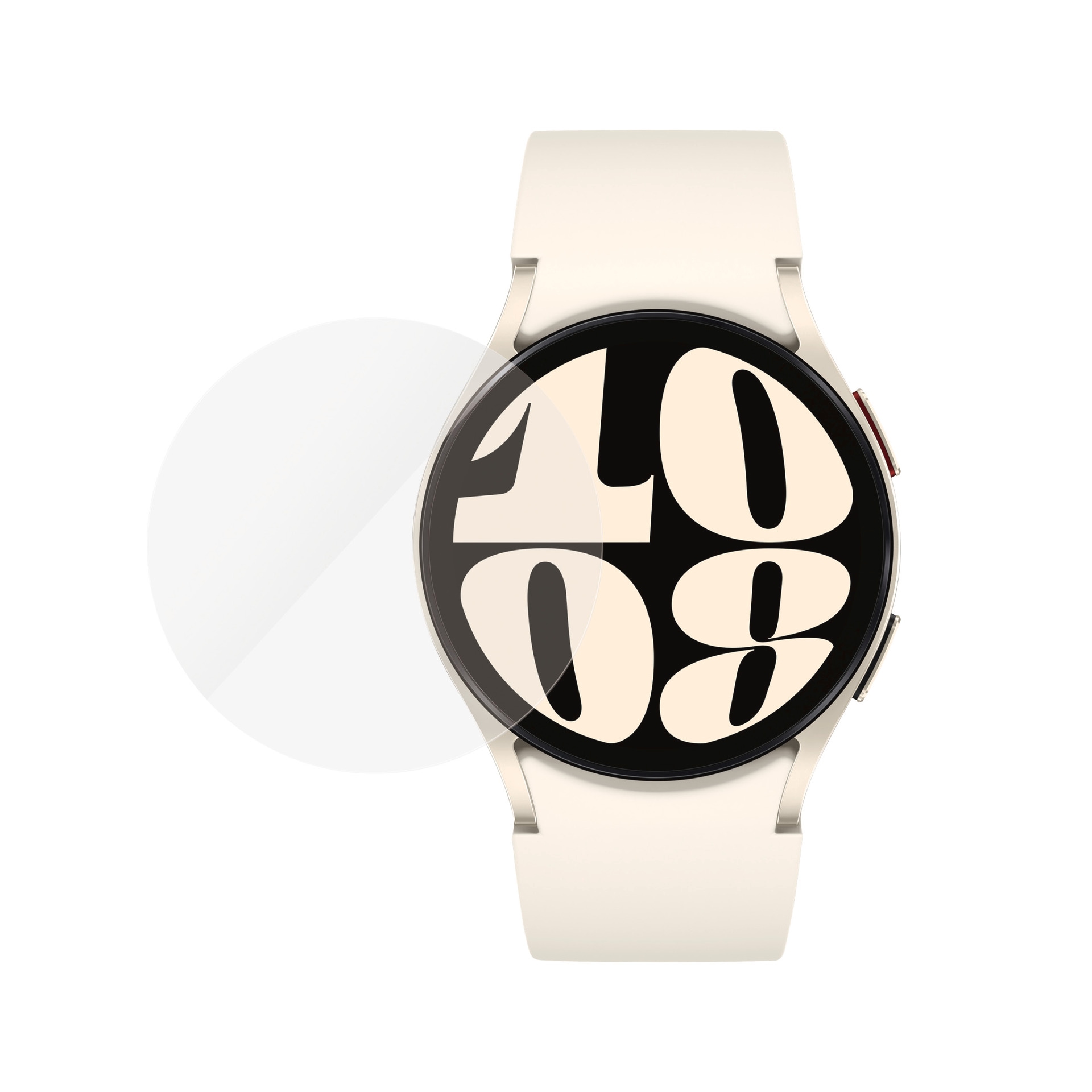 PanzerGlass Displayschutzglas »Ultra-Wide Fit Screen Protection«, für Samsung Galaxy Watch7 44mm, Displayschutzfolie, Schutzfolie, Bildschirmschutz, kratz- & stoßfest