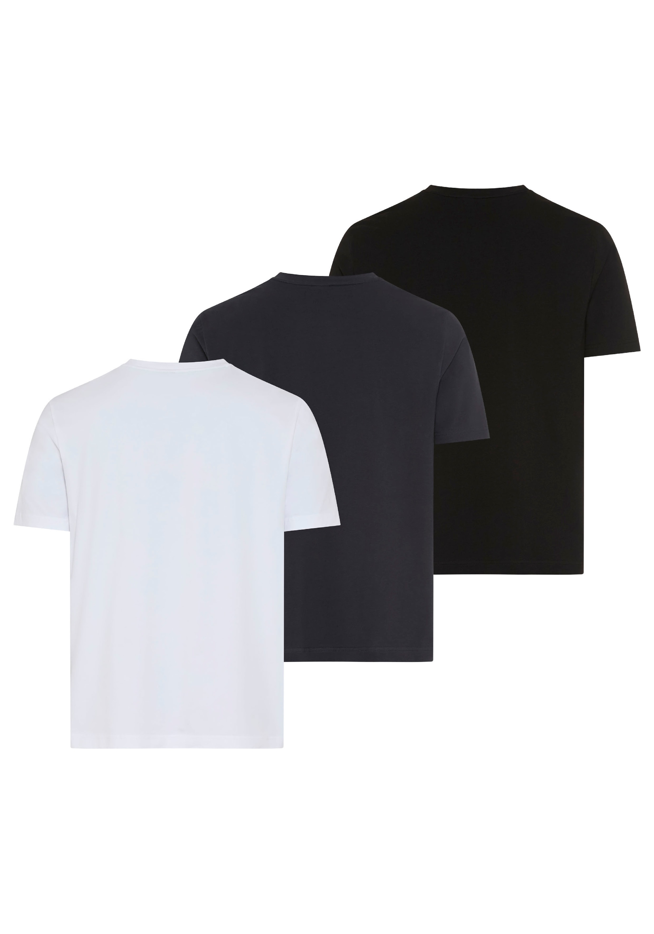 BOSS GREEN T-Shirt Packung, 3er-Pack, 3 Rundhalsausschnitt, kurze Ärmel, Regular fit, Logodruck