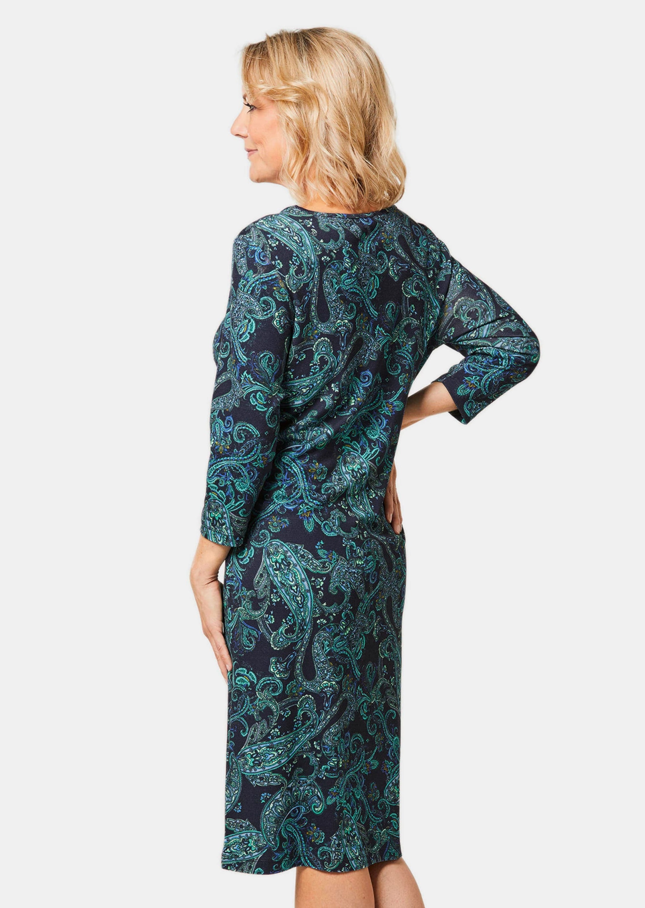 GOLDNER Jerseykleid »Elastisches Jerseykleid mit modischem Druck«