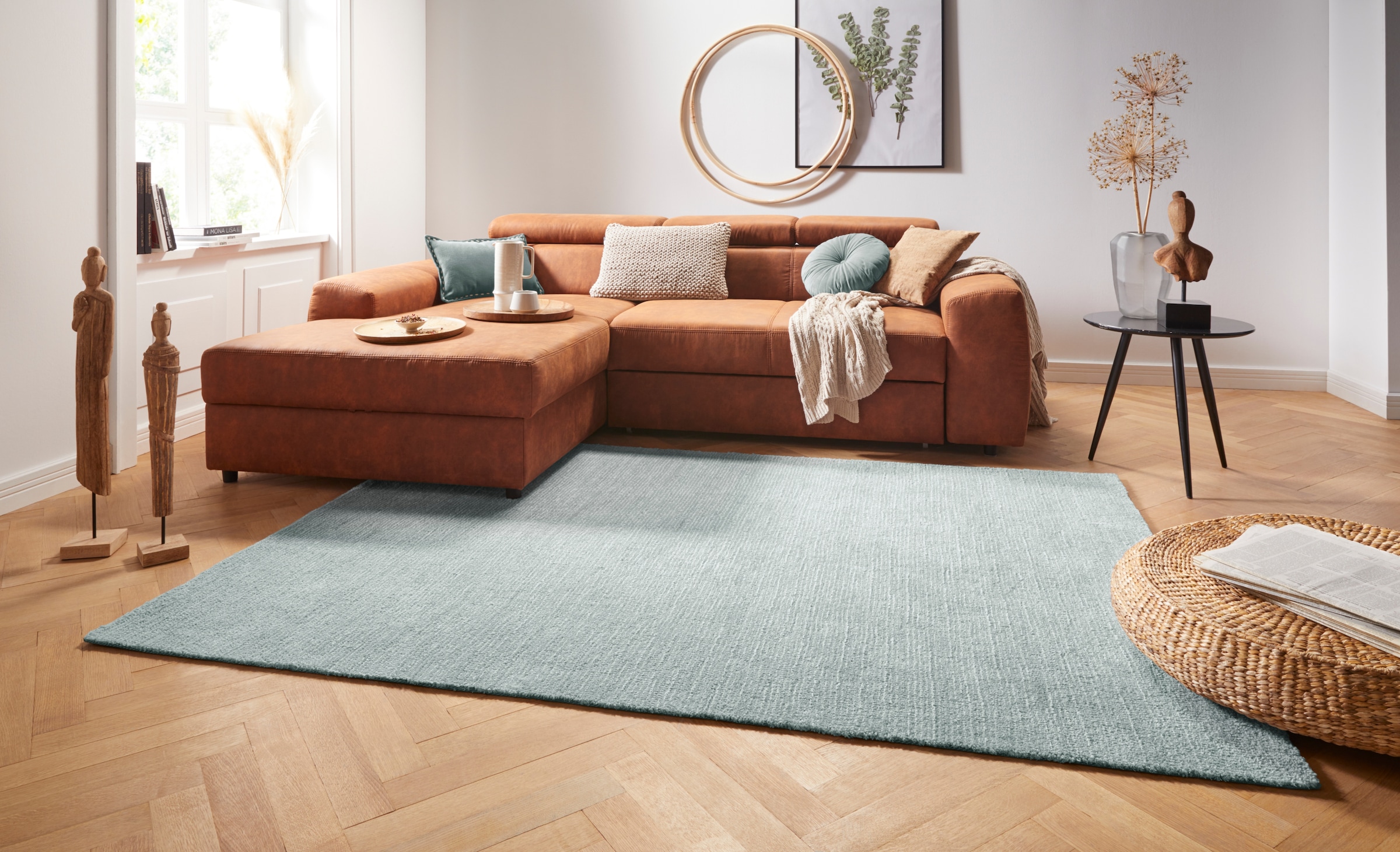 HANSE Home Teppich »Supersoft«, rechteckig, 10 mm Höhe, Kurzflor, Läufer Modern, Einfarbig, Wohnzimmer, Schlafzimmer