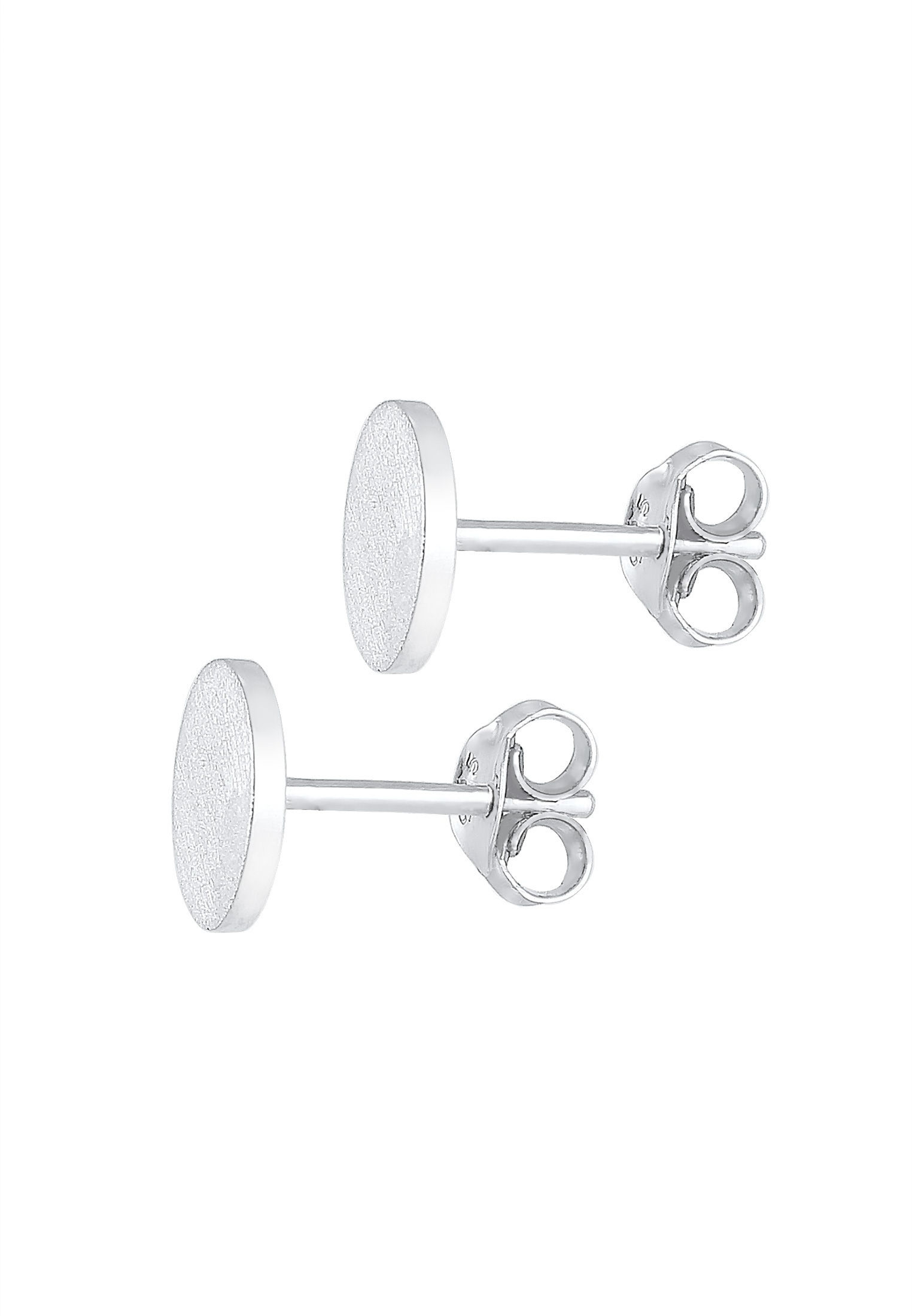 Kuzzoi Paar Ohrstecker »Ohrringe Ohrstecker Plättchen 925 Sterling Silver«