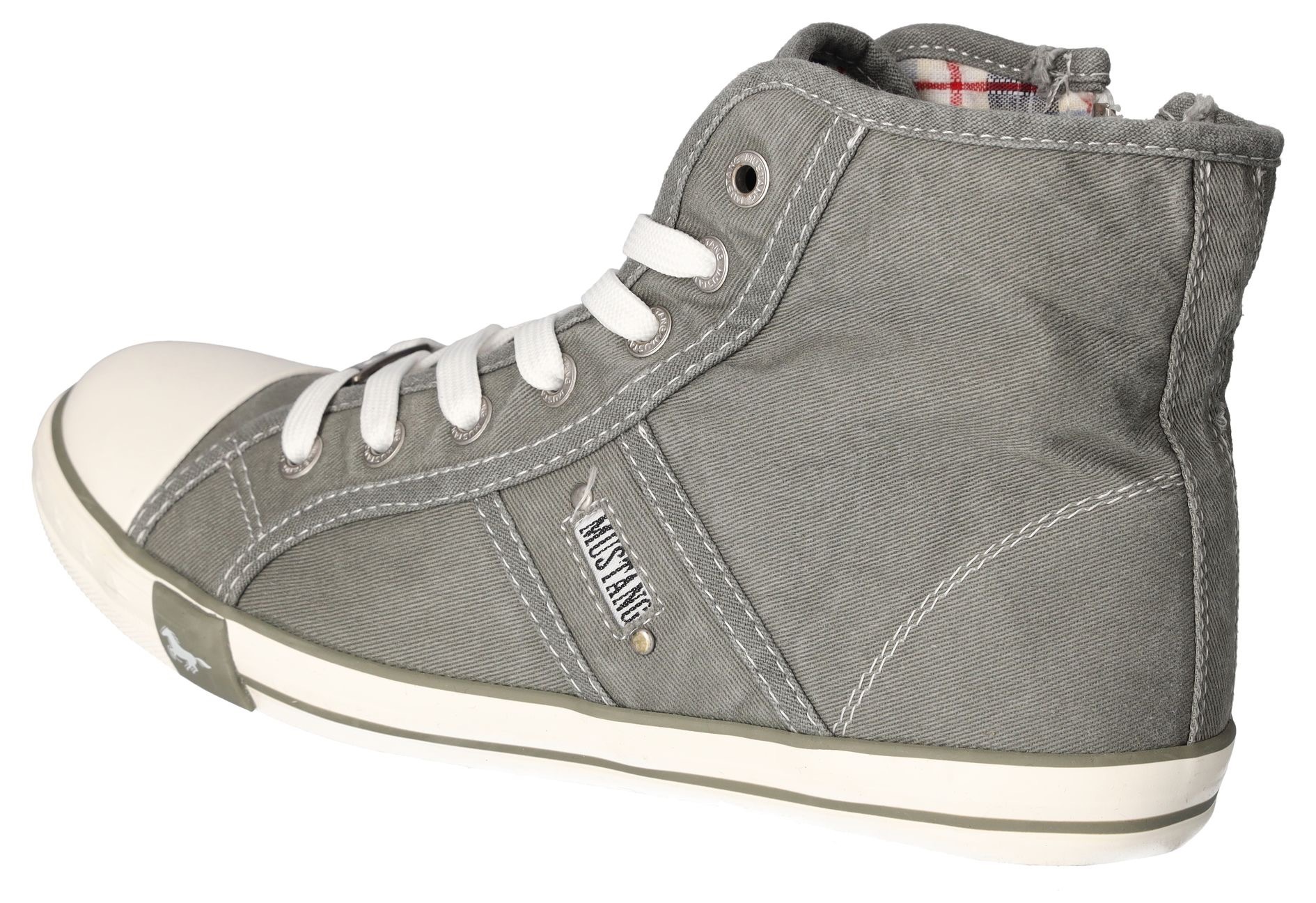 Mustang Shoes Sneaker, High Top-Sneaker, Schnürschuh mit Label in der Laufsohle