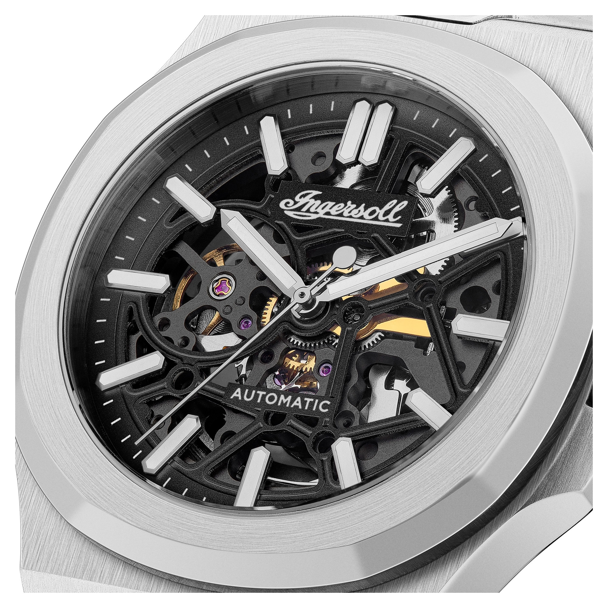 Ingersoll Automatikuhr »The Catalina« Armbanduhr, Herrenuhr, Mechanische Uhr, Edelstahlarmband, analog