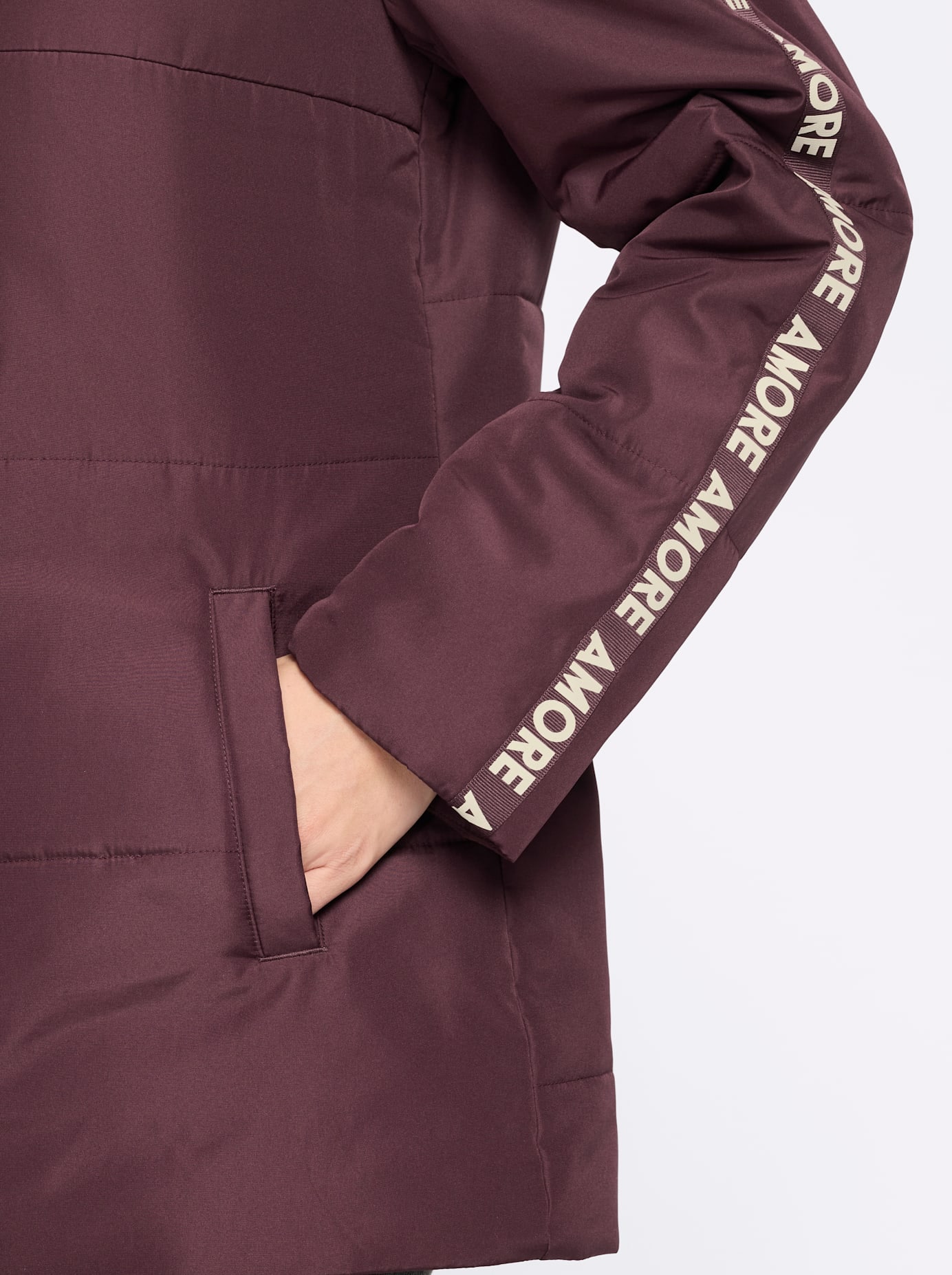 Classic Basics Steppjacke mit Kapuze