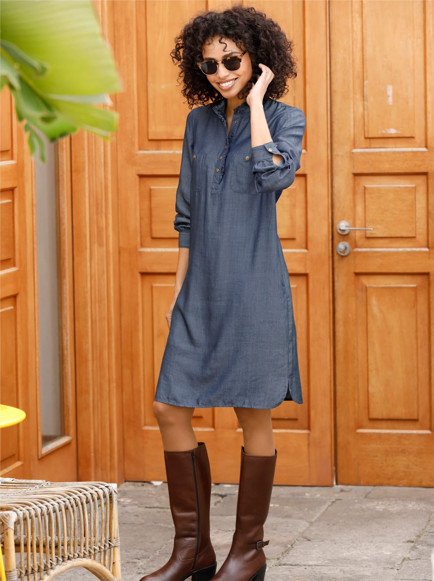 heine Blusenkleid »Kleid« Nahttasche