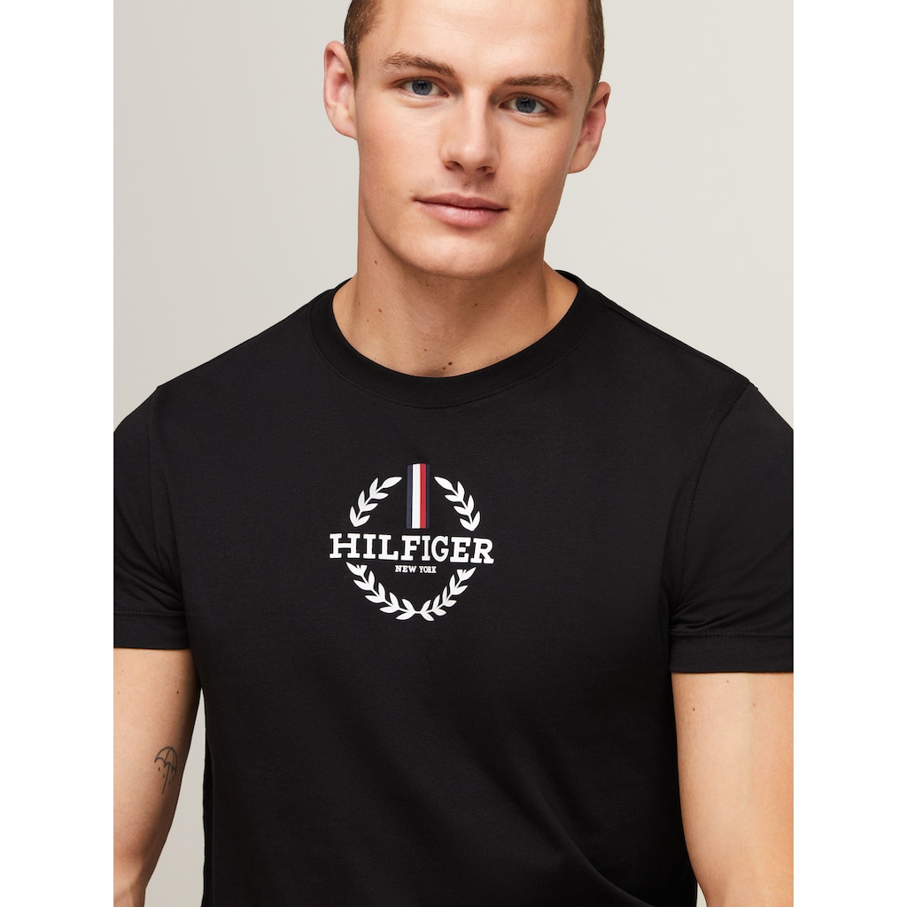 Tommy Hilfiger T-Shirt »GLOBAL STRIPE WREATH TEE«