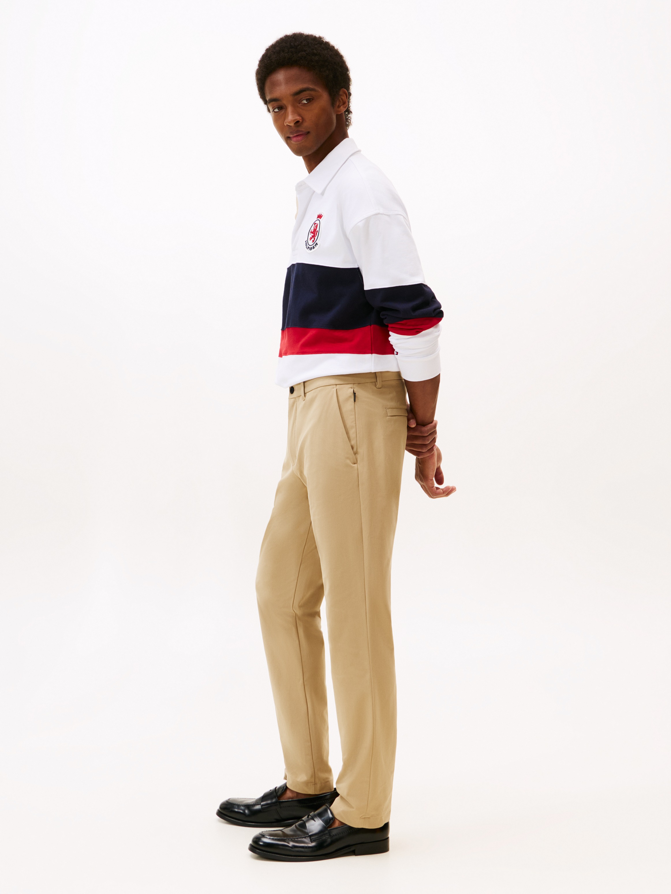 Tommy Hilfiger Chinohose »DENTON KNIT TECH«  Straight Fit, Baumwollstretch