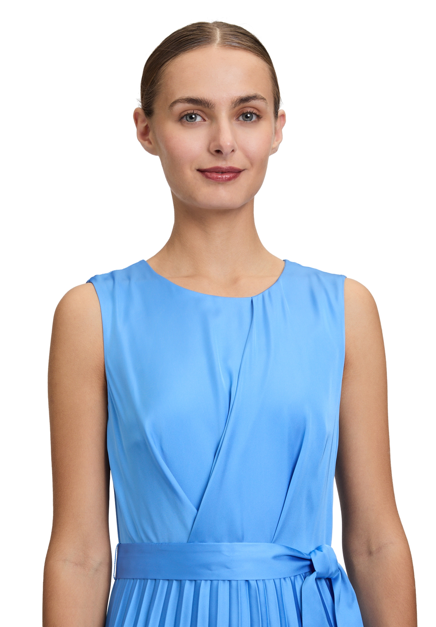 Betty&Co Midikleid »Midikleid mit Plissee«