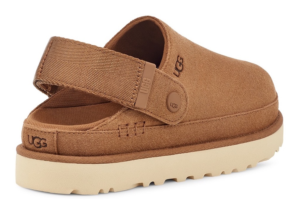 UGG Clog »W GOLDENSTAR CLOG«, Homeslippers, Plateauschuh, Mule mit schwenkbarem Fersenriemen