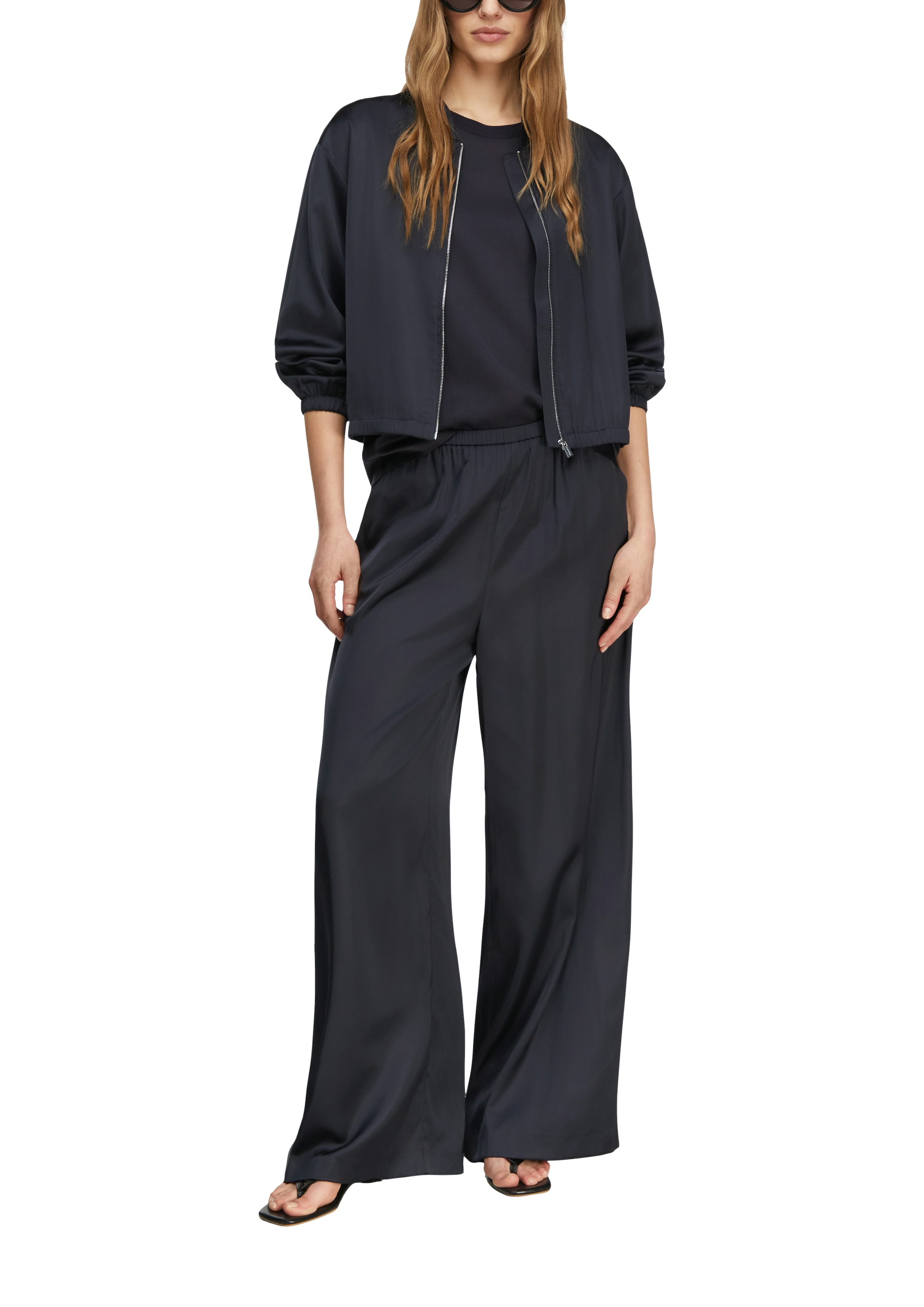 Comma Stoffhose  mit elastischem Bund