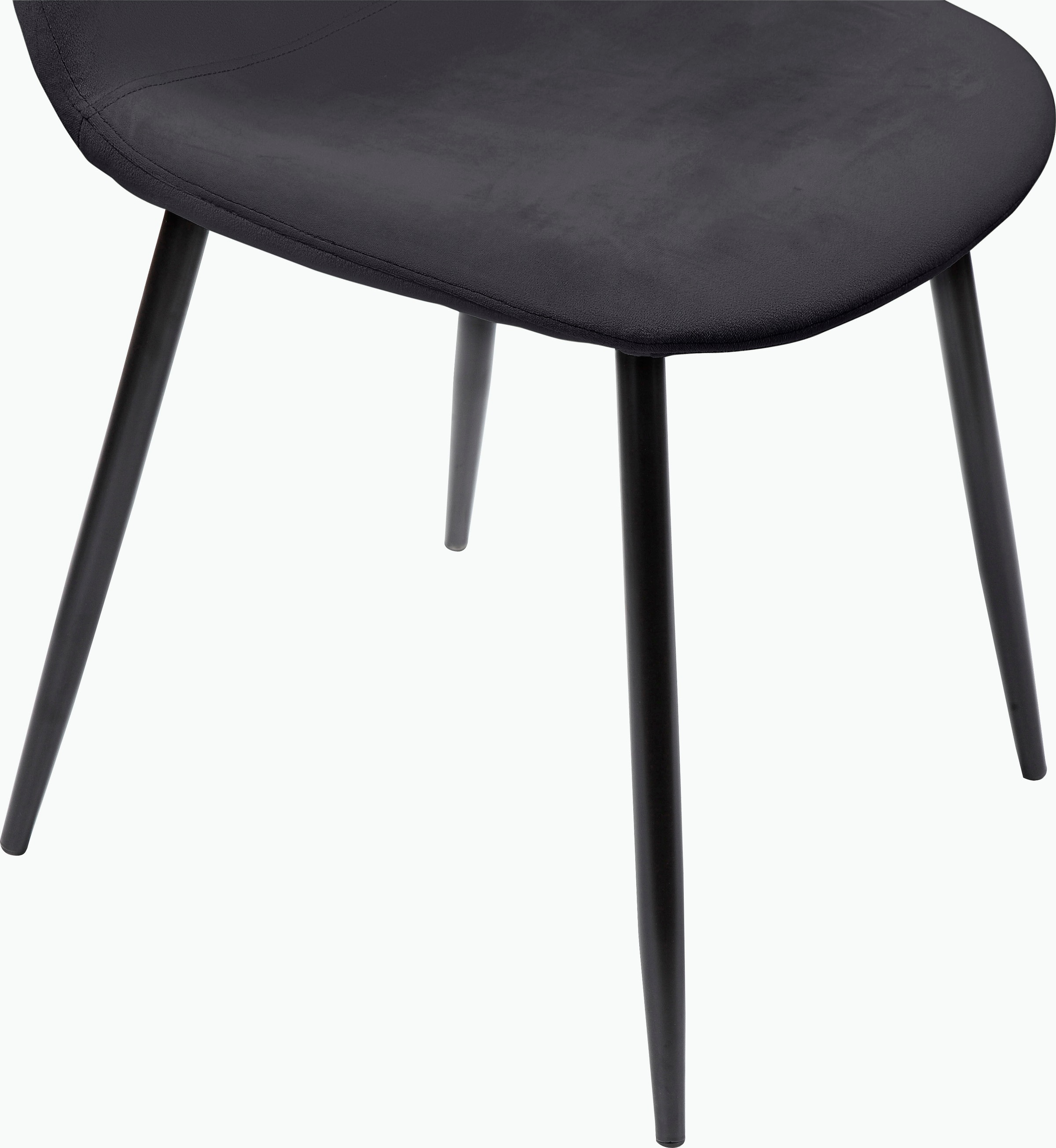 Leonique Essgruppe »Eadwine, TOPSELLER! Tisch plus 4 Stühle, Sitzgruppe«, (Set, 5 tlg., Esstisch plus 4 Esszimmerstühle), bestehend aus Esstisch 160 cm und 4 Esszimmerstühlen, Polsterstühlen
