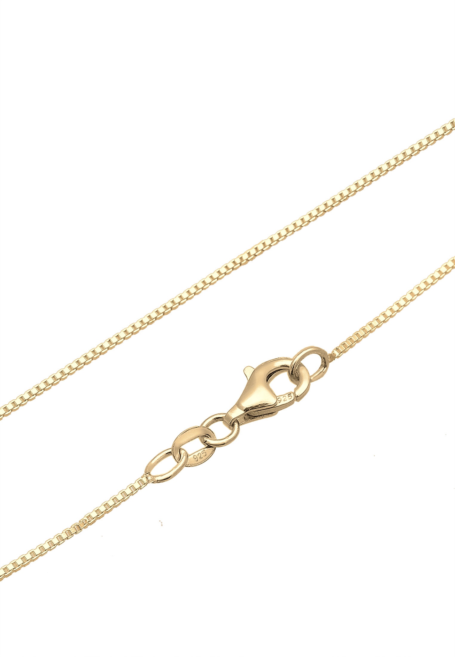 Elli Lange Kette »Halskette Plättchen Kreis Rund Gehämmert 925 Silber«