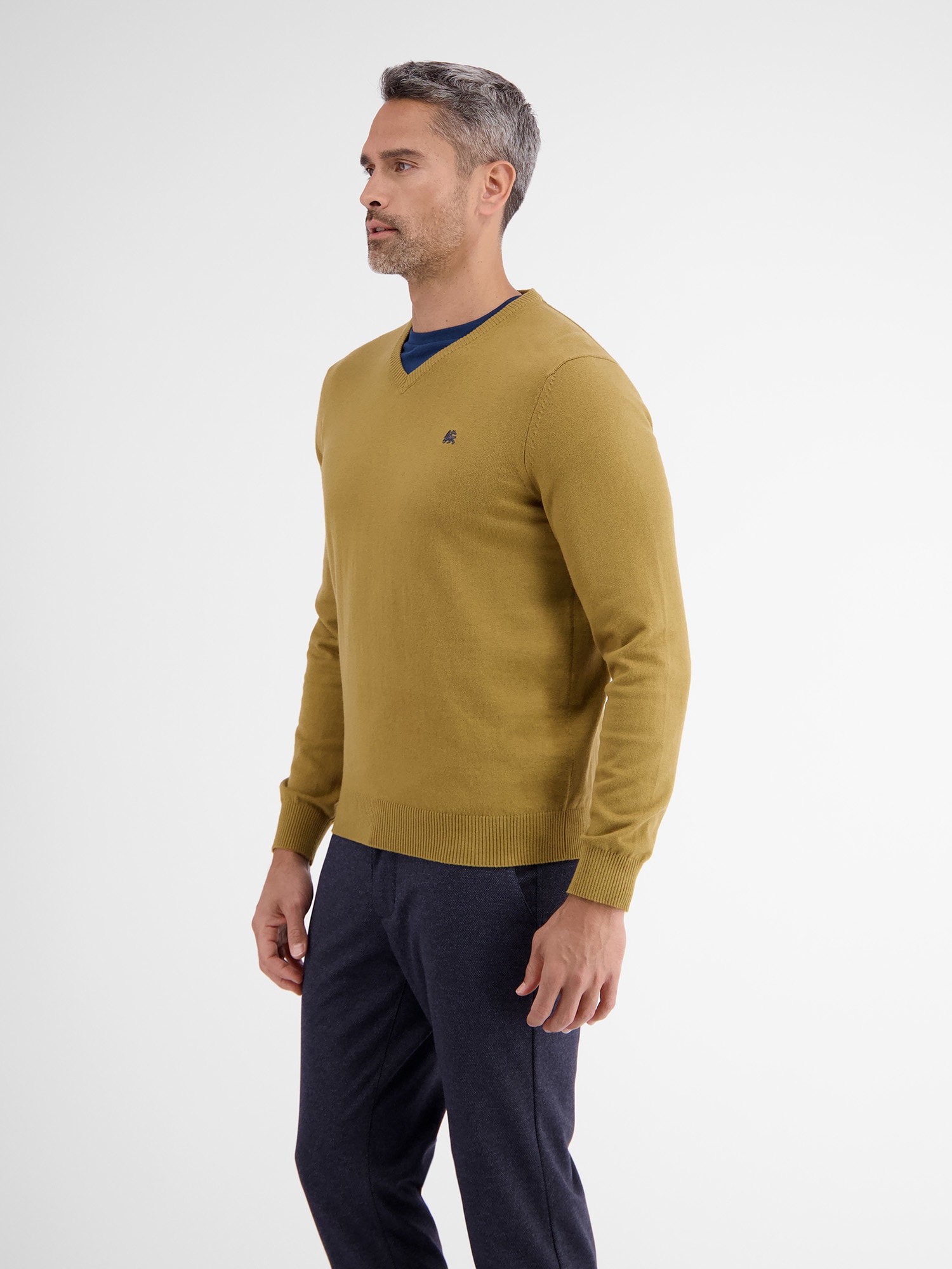 LERROS Strickpullover »LERROS V-Neck Pullover mit Kaschmiranteil«