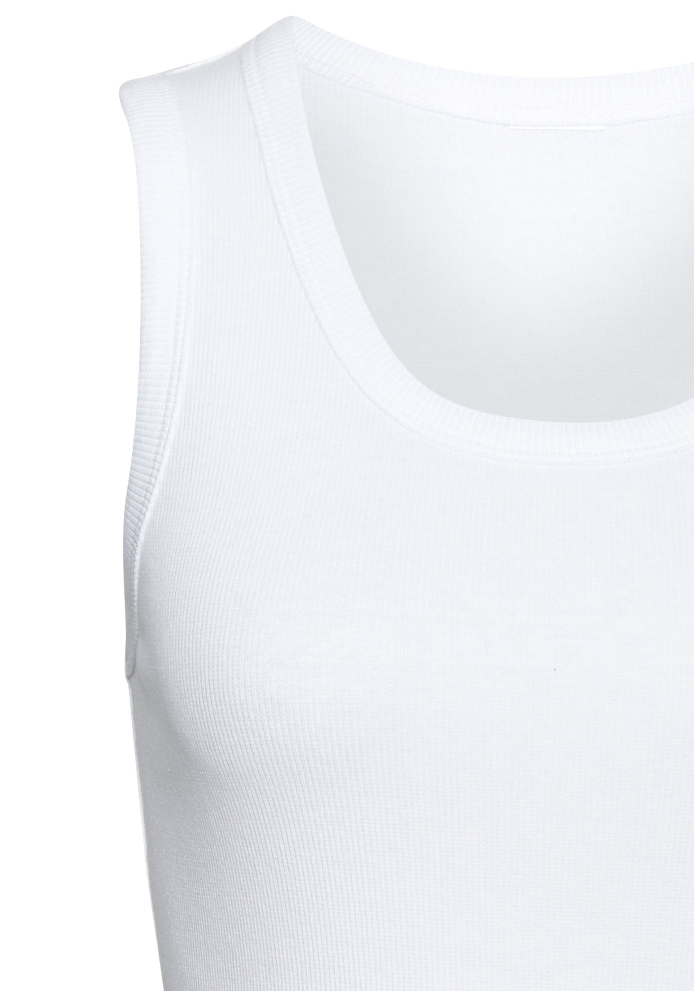 Vivance Tanktop »aus weichem Rippen-Jersey«, (2er-Pack)