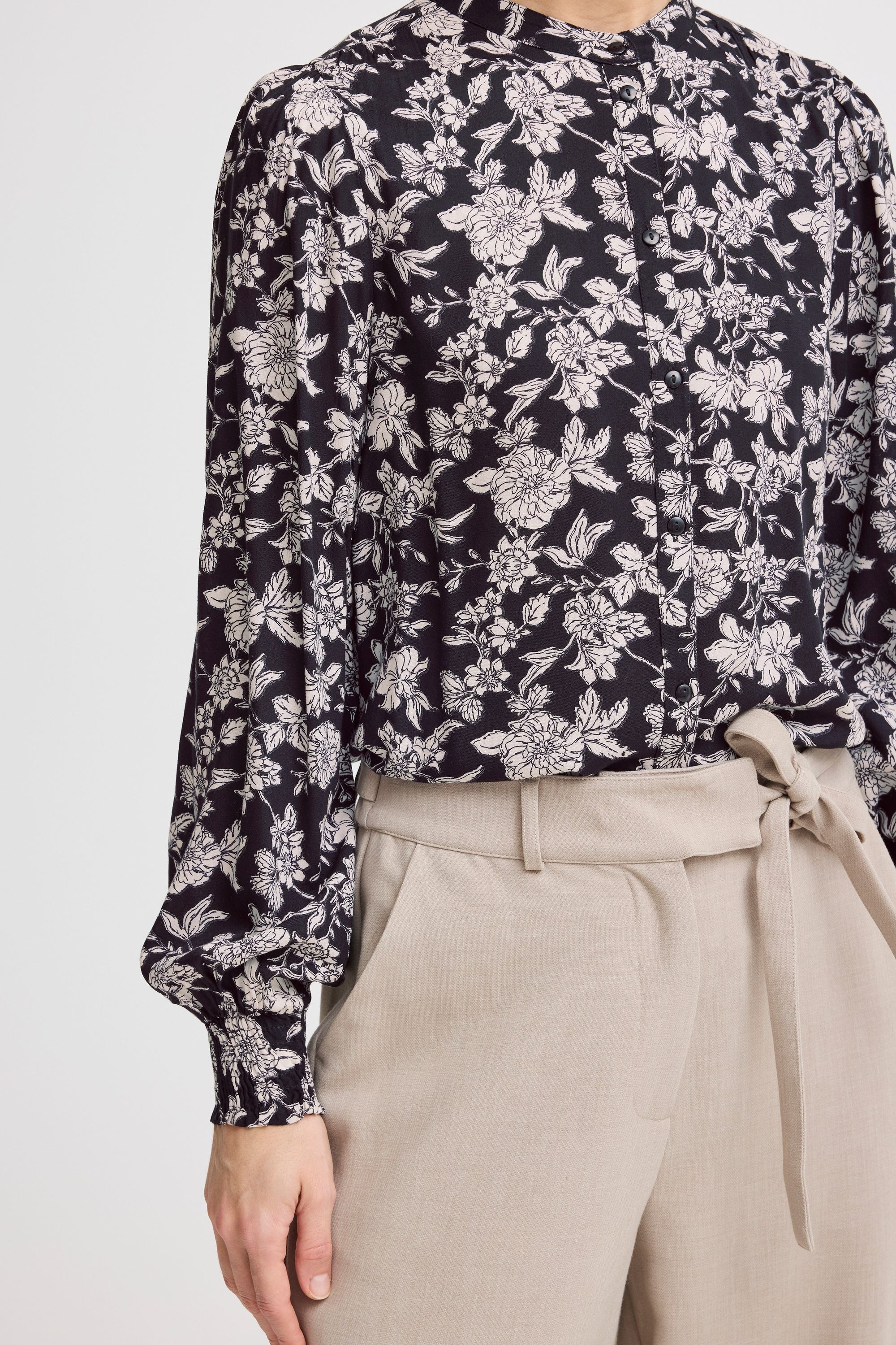 b.young Tunika »Langarmbluse BYJOSA AOP SMOCK BLOUSE -«