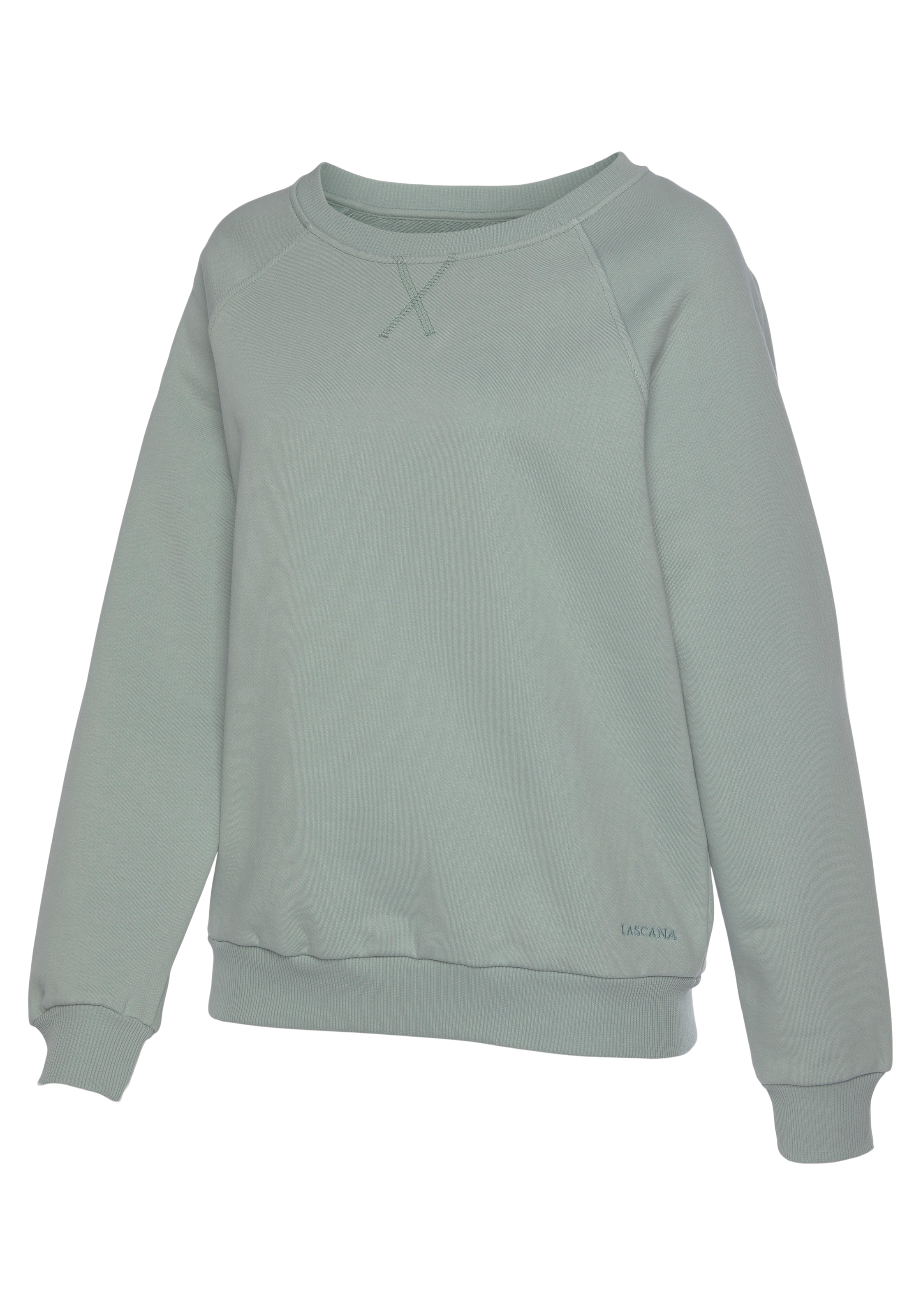 LASCANA Sweatshirt »-Loungeshirt«, aus organischer Baumwolle, Loungeanzug