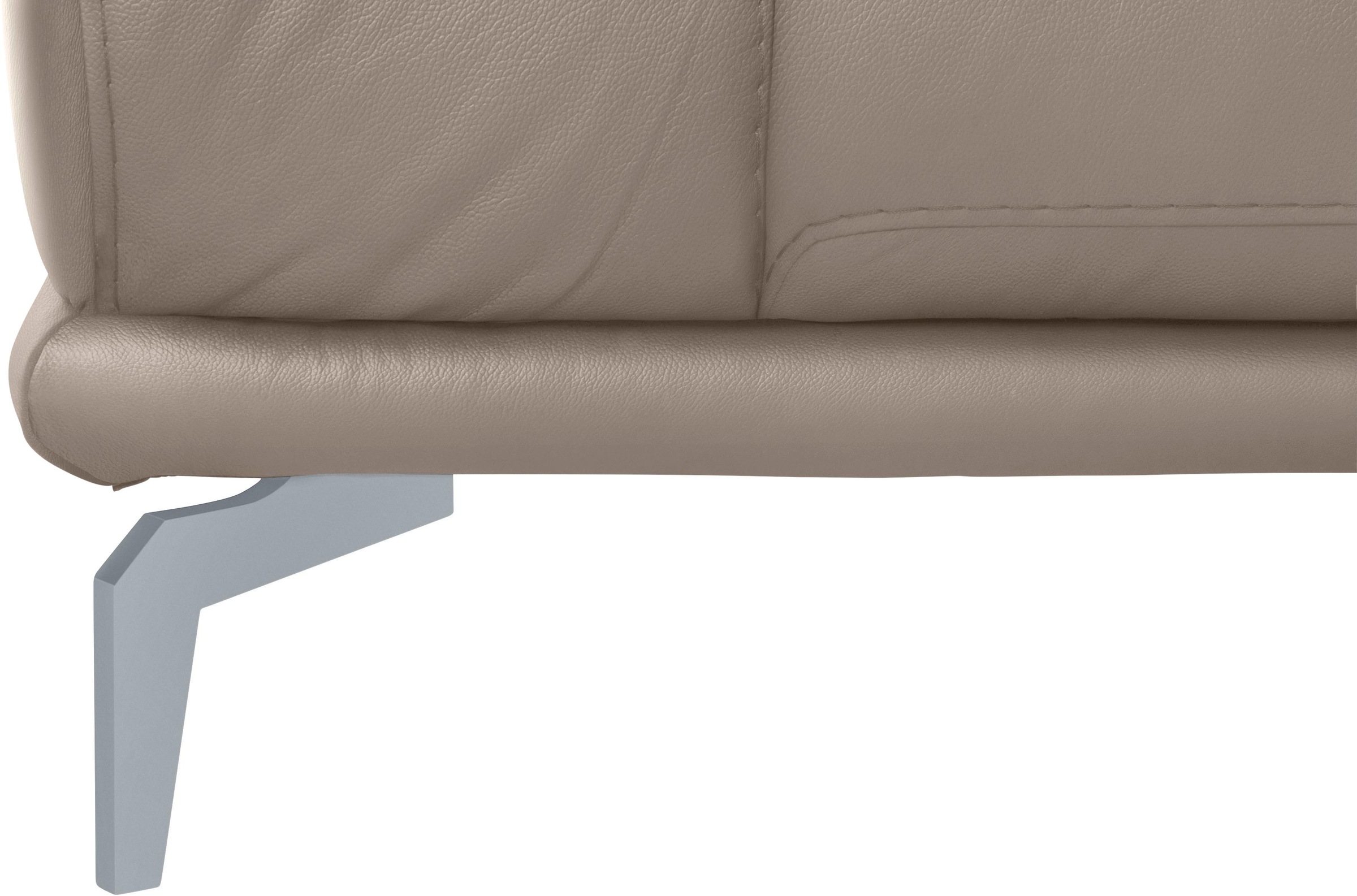 W.SCHILLIG 2,5-Sitzer »montanaa Design Sofa mit erstklassigem Sitzkomfort, Federkern« mit Metallfüßen in Silber matt, Breite 212 cm