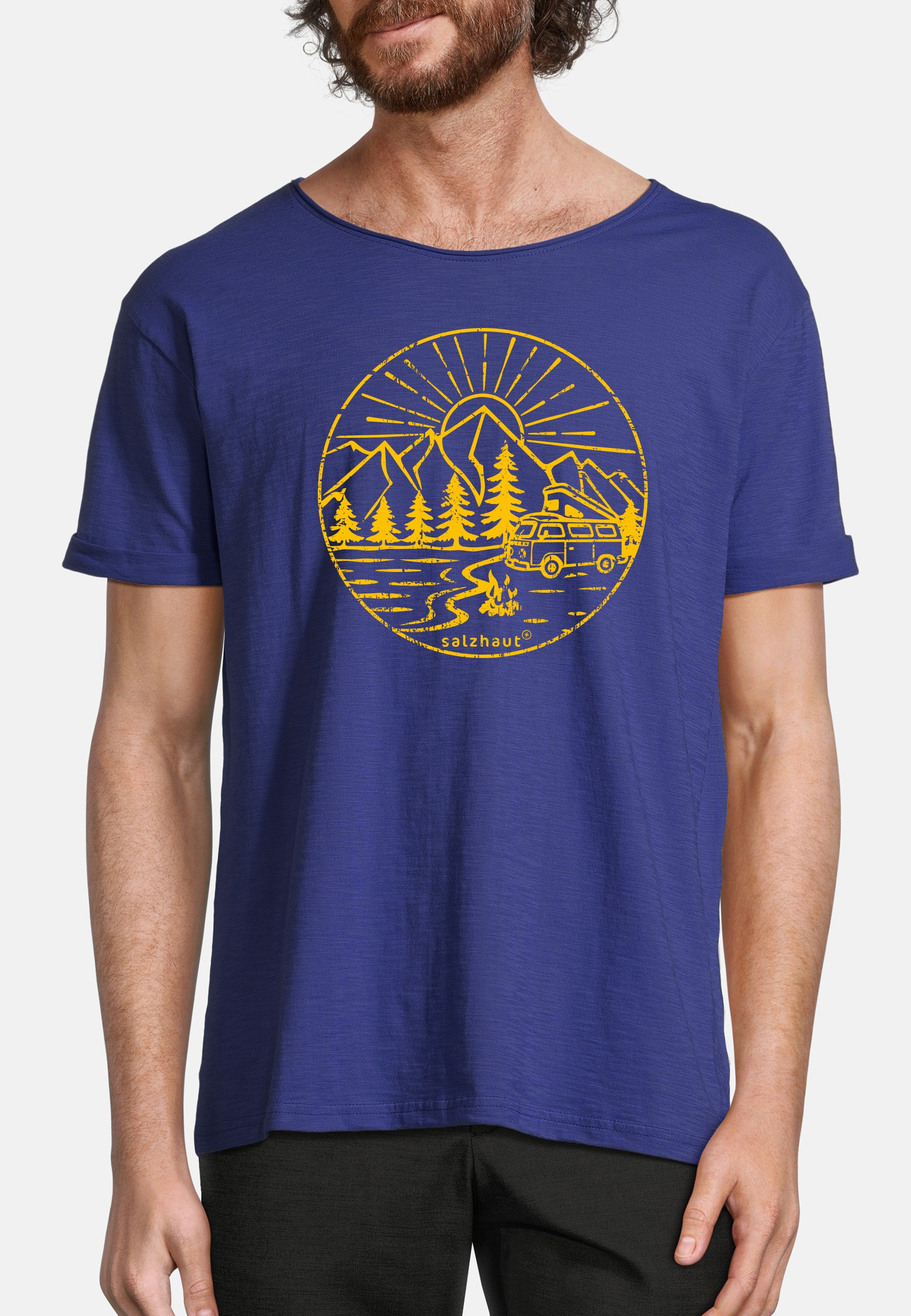 salzhaut T-Shirt »Shirt KIMM - CAMPER«