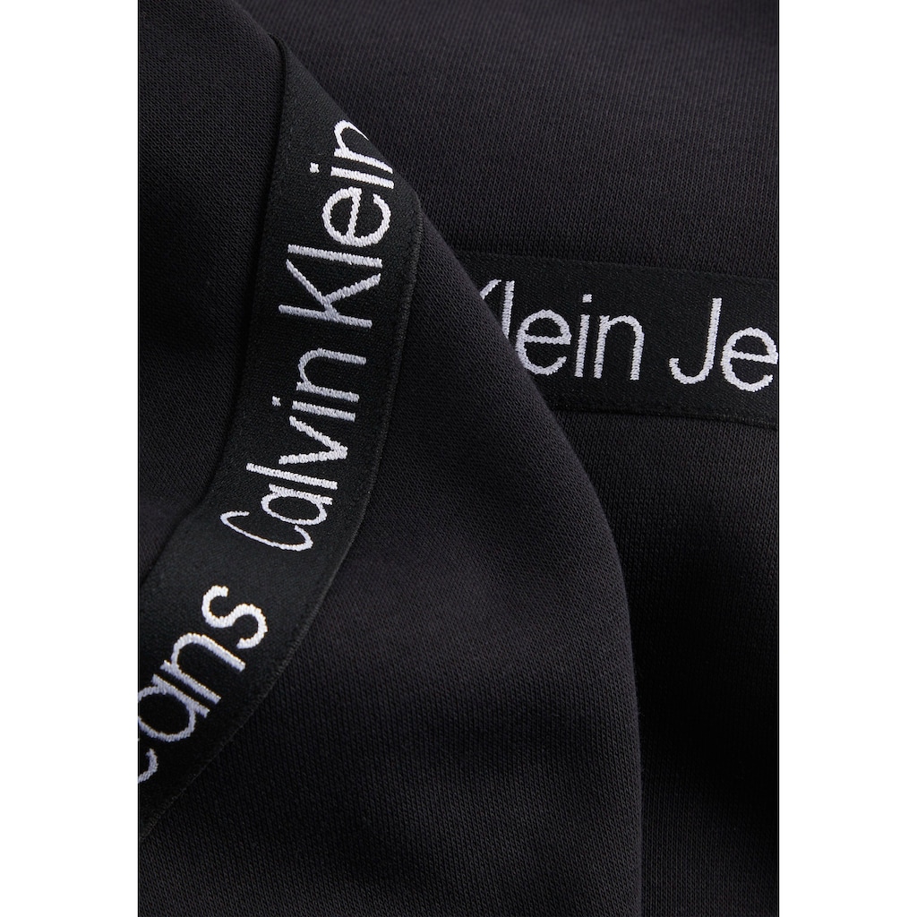 Calvin Klein Jeans Sweatshirt, mit Logo-Tape Applikationen