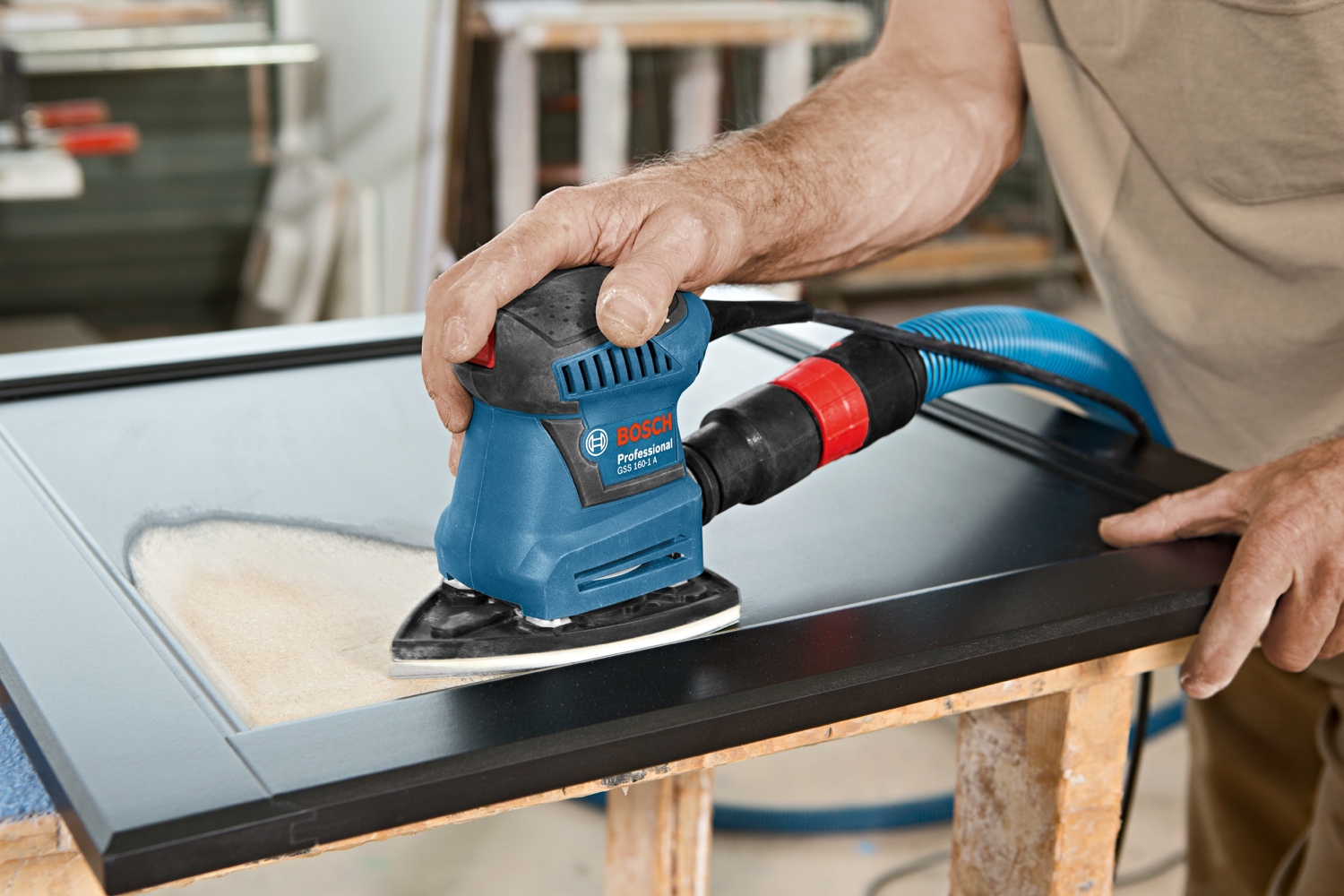 Bosch Professional Schwingschleifer »»GSS 160 Multi«« L-BOXX 136 mit umfangreichem Zubehör