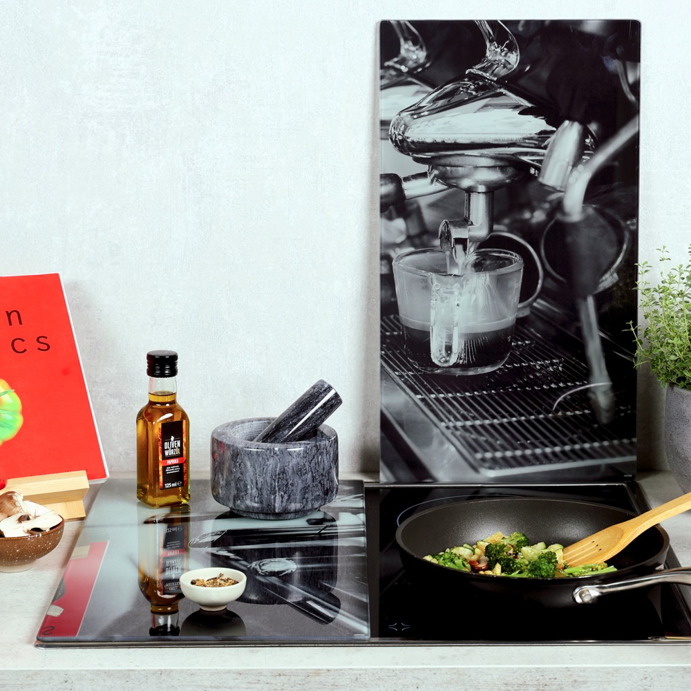 KESPER® »Herdabdeckplatte, Motiv: Kaffee« zum Schneiden und Abdecken