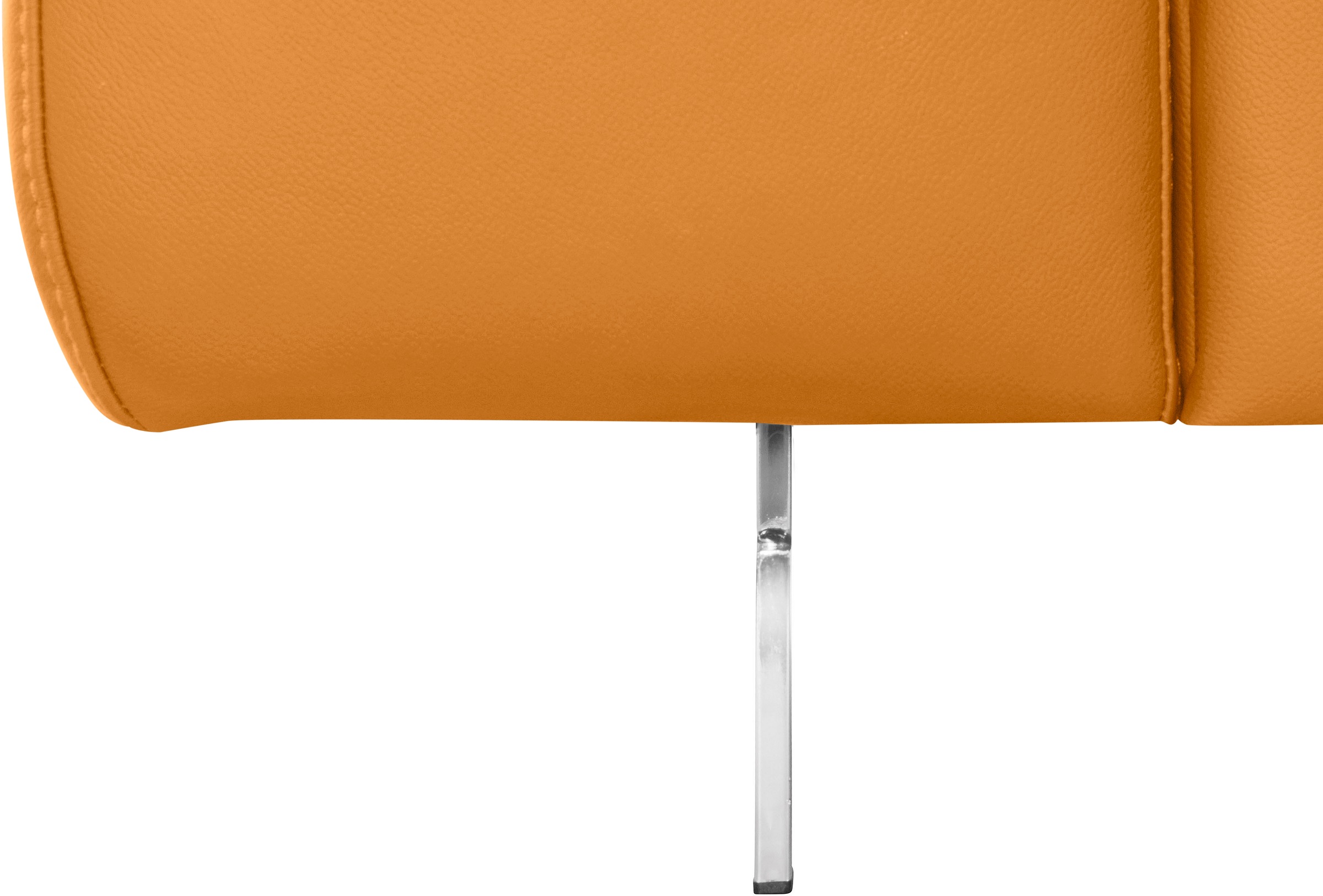 COTTA Ecksofa »Chef L-Form«, mit Kopfteilverstellung, edle Metallkufen, wahlweise mit Bettfunktion