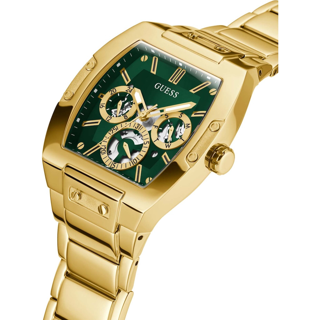 Guess Multifunktionsuhr »GW0456G3«, Armbanduhr, Quarzuhr, Herrenuhr