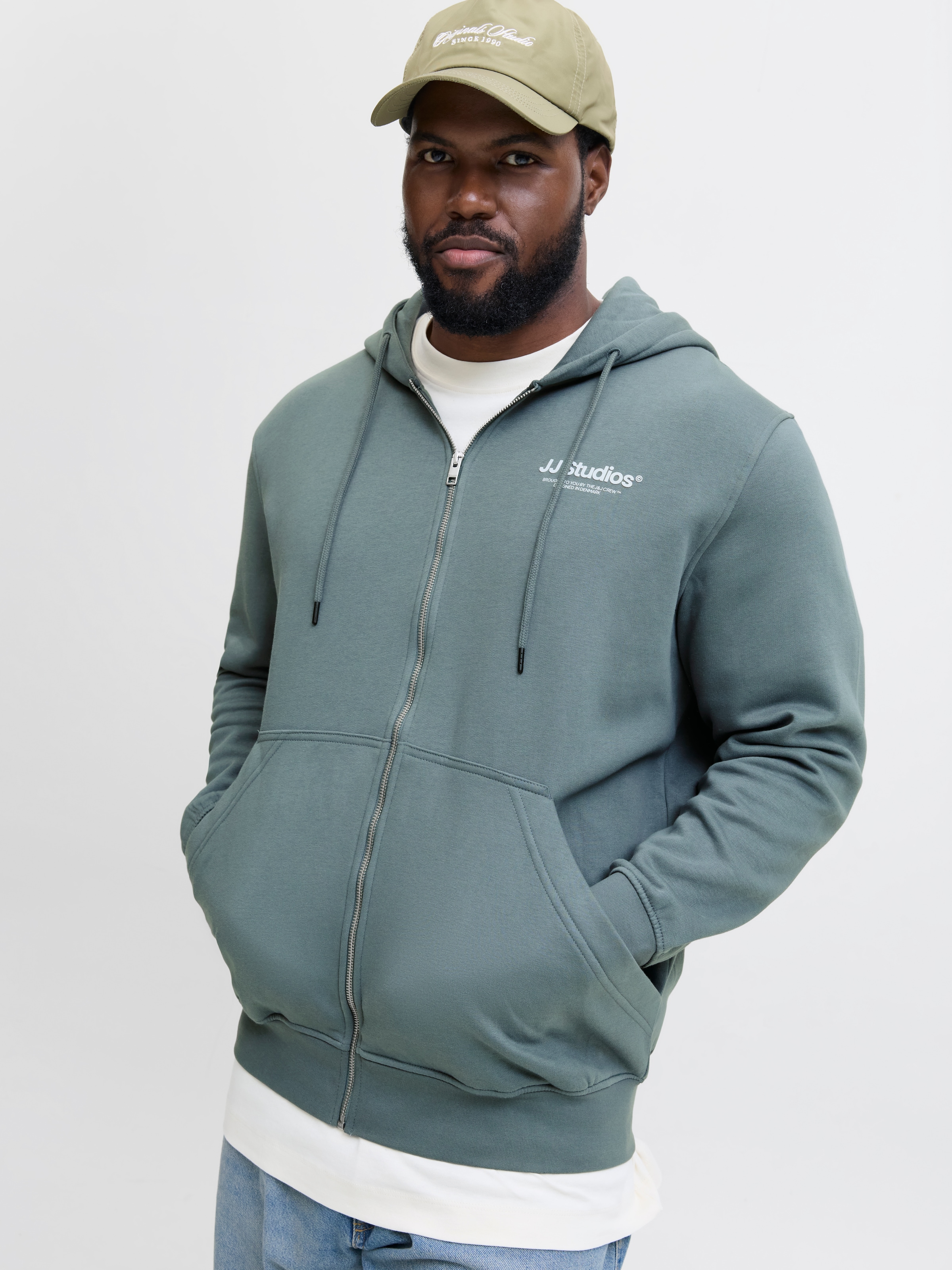 Jack & Jones PlusSize Kapuzensweatshirt »JJESOHO SWEAT ZIP HOOD NOOS PLS«