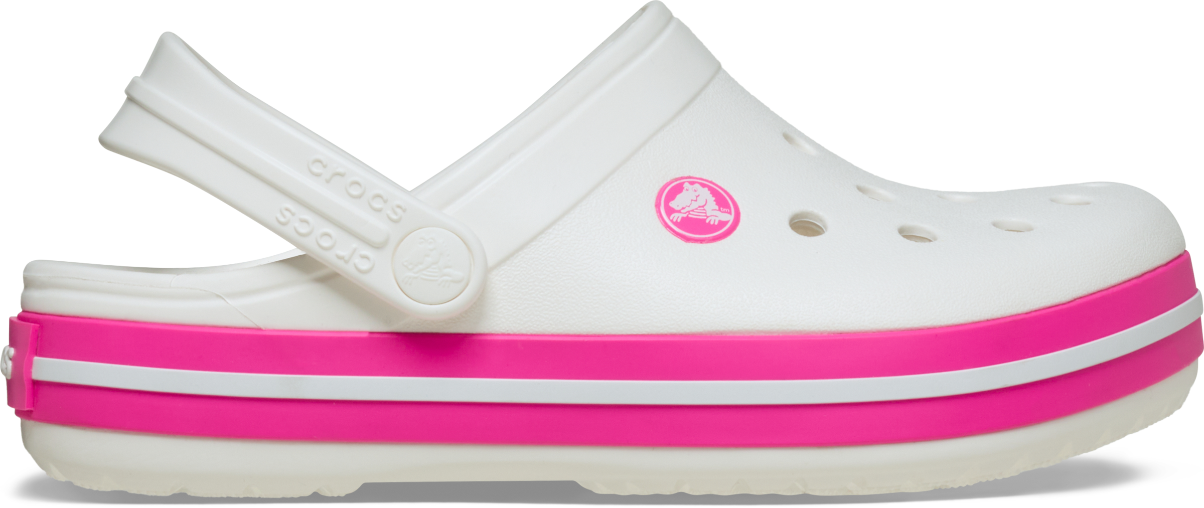 Crocs Clog »Crocband Clog K«  Sommerschuh, Schlappen, Hausschuh, Badeschuh mit Kontrast-Akzenten