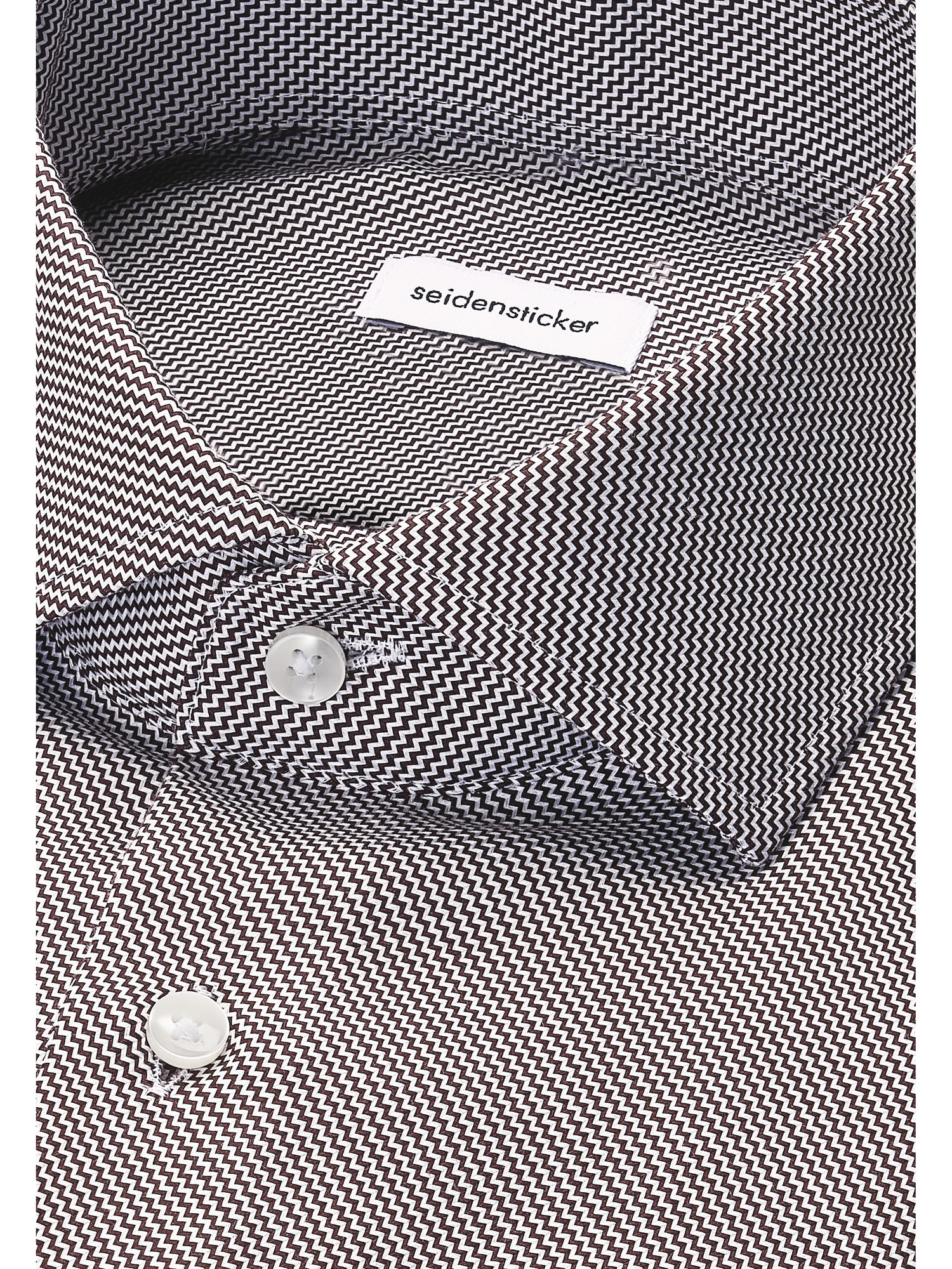 seidensticker Businesshemd »Schwarze Rose« Slim 1/1 Kentkragen Struktur