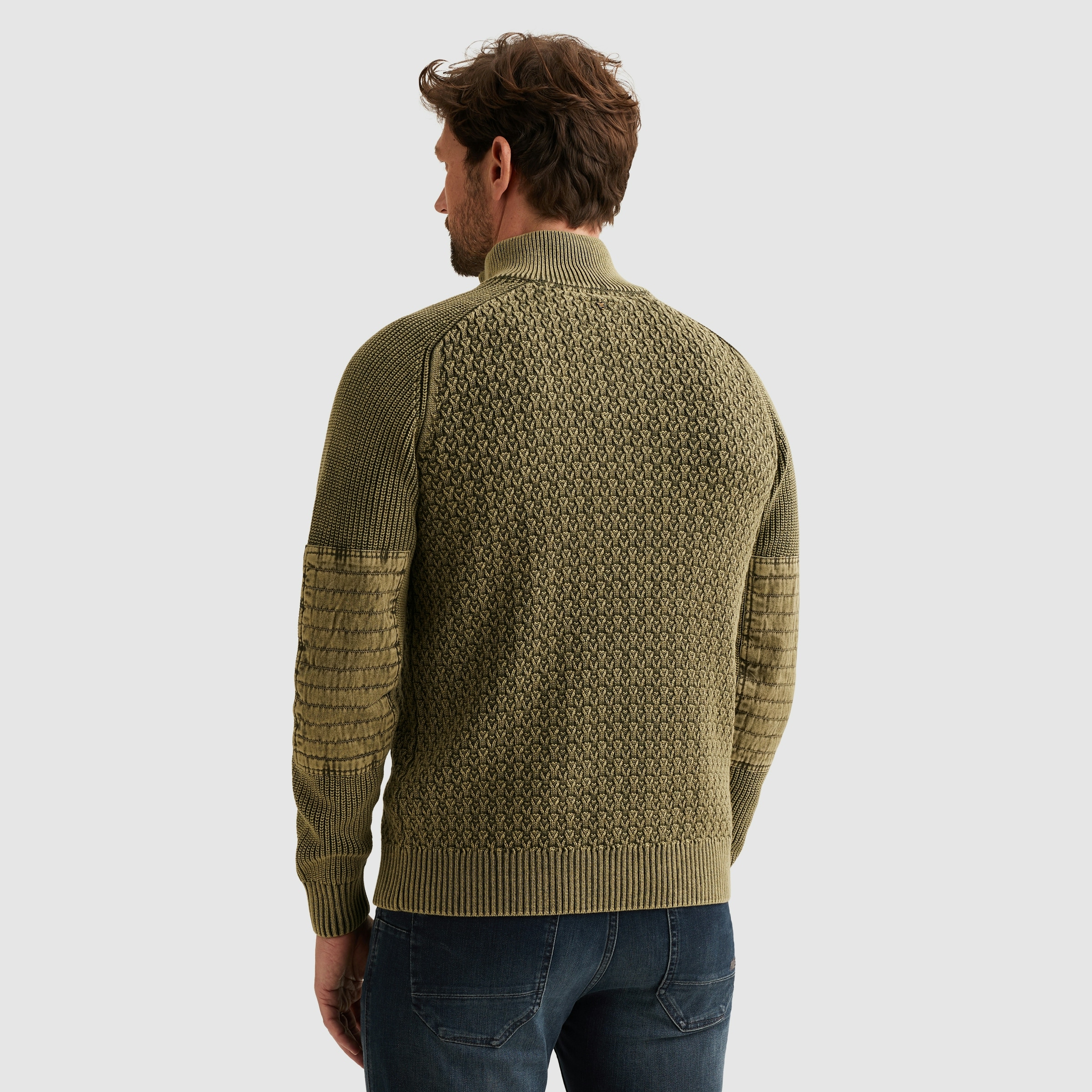 PME LEGEND Strickpullover , mit kurzer Knopfleiste
