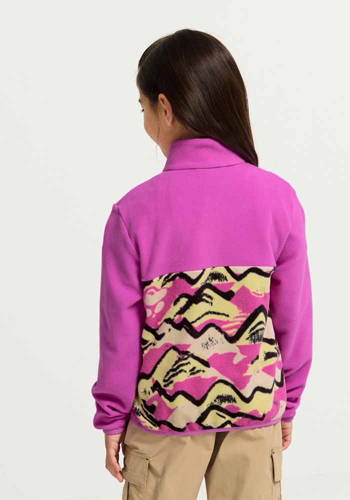 Jack Wolfskin Fleecejacke »PAW ERA 100 PRINT FZ K« Atmungsaktiv, leicht, Übergangsjacke