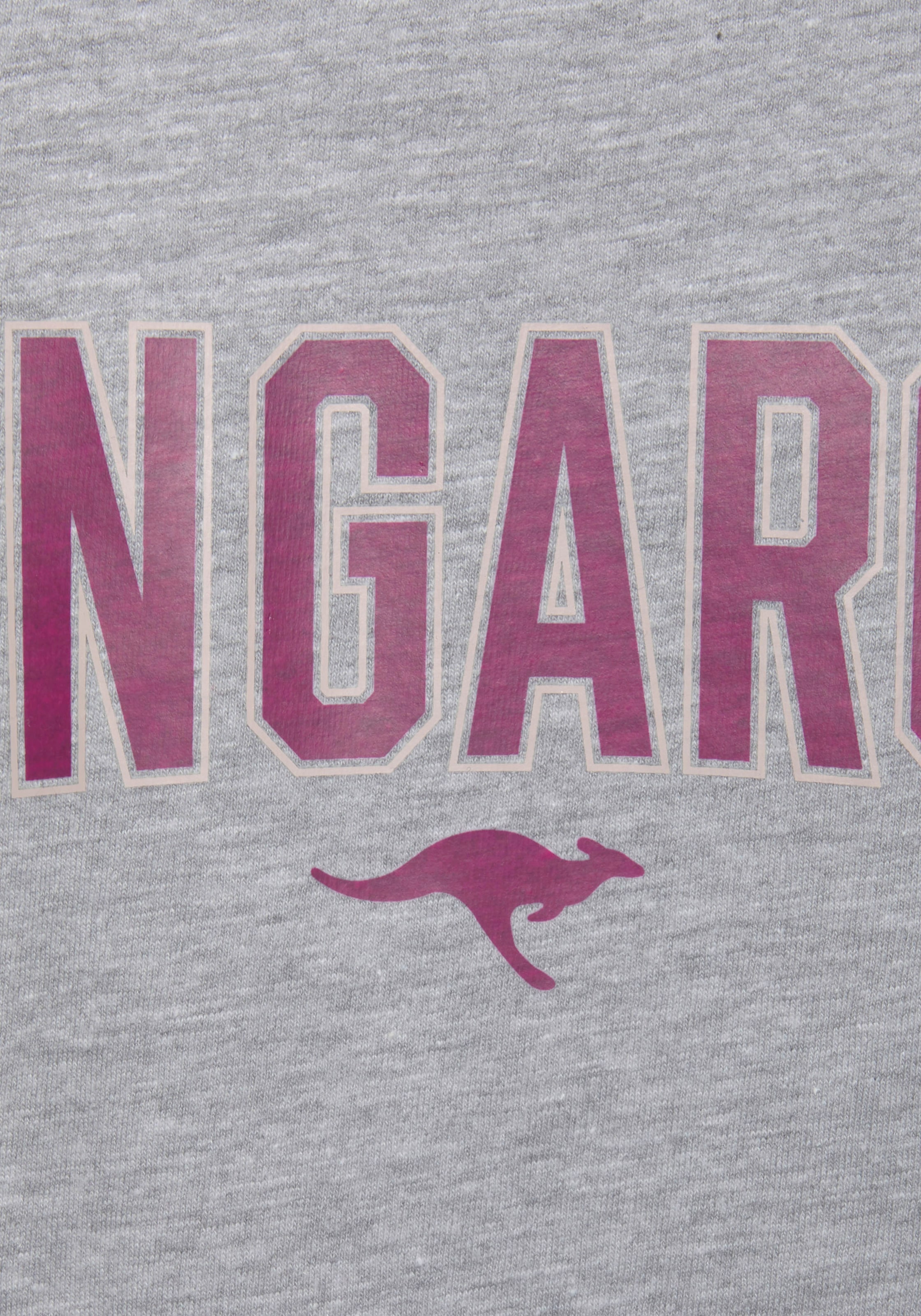KangaROOS Bigshirt, mit kontrastfarbenen Raglanärmeln