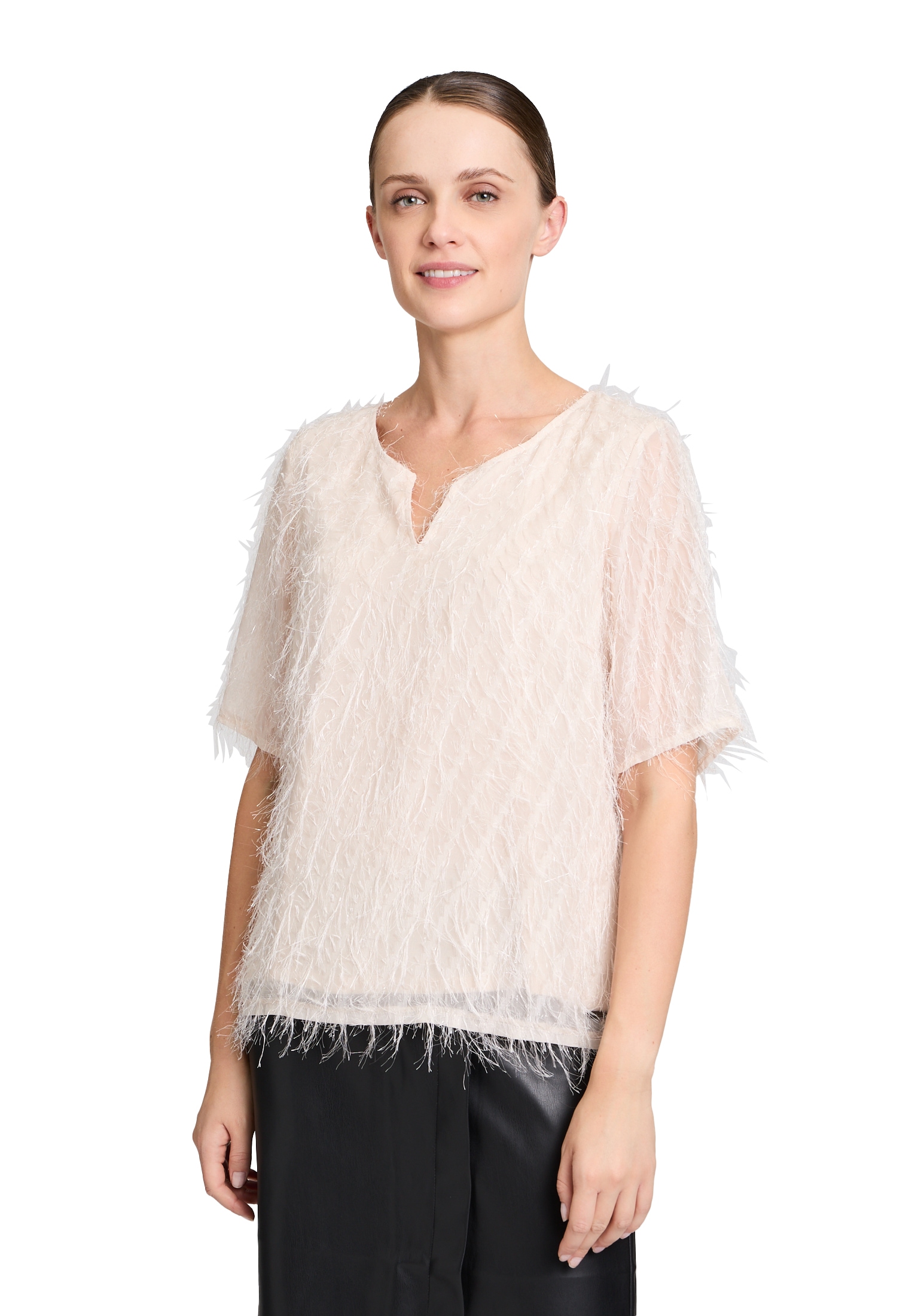 Betty&Co Schlupfbluse »Schlupfbluse kurzarm«
