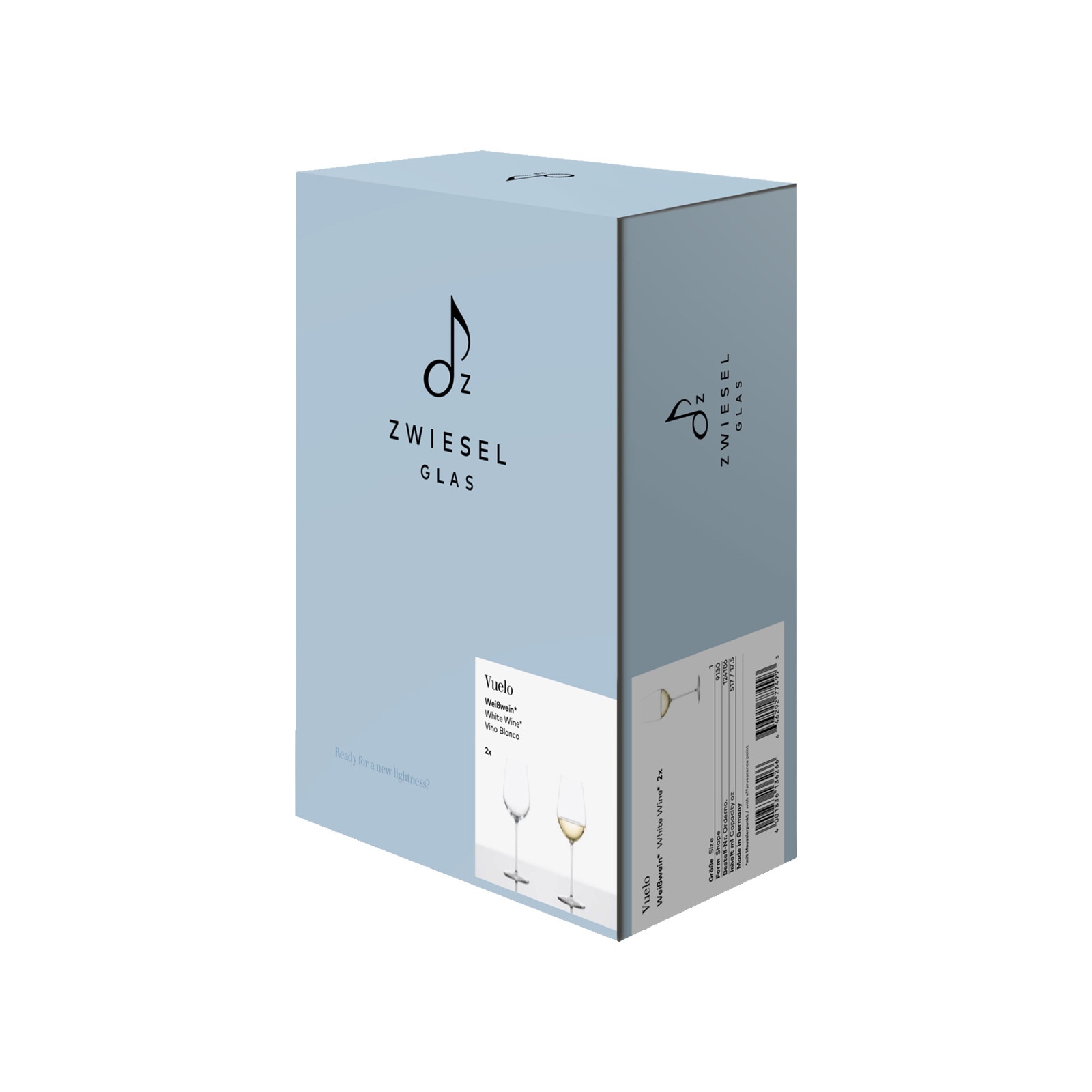 Zwiesel Glas Weißweinglas »Weißweingläser VUELO 517 ml 2er Set transparent« Spülmaschinengeeignet