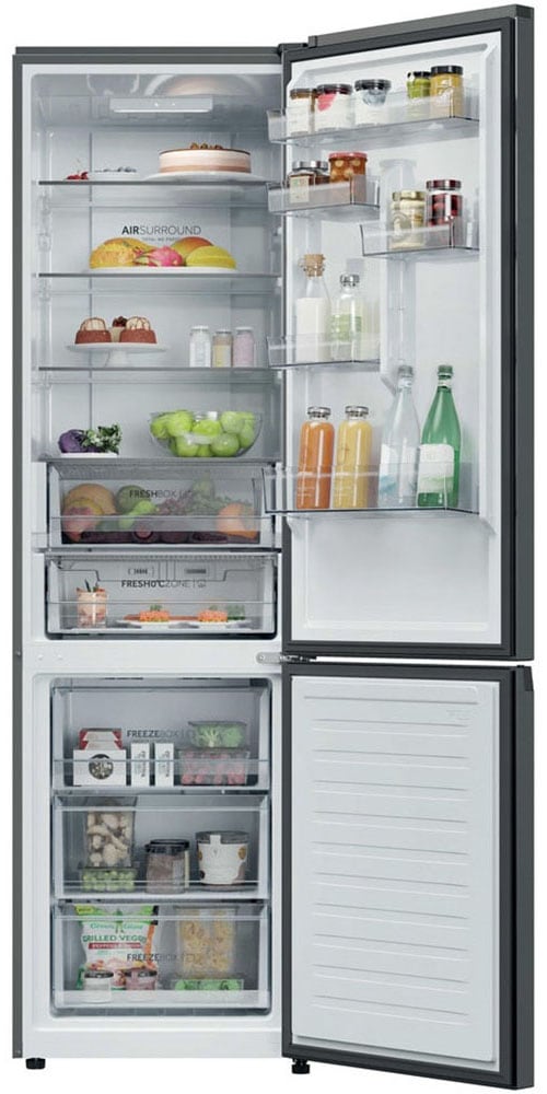 Haier Kühl-/Gefrierkombination »HDPR3620ANPD« 205 cm hoch 59,5 cm breit FreshZone (0 °C), Total No Frost