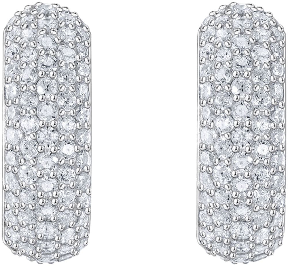 THOMAS SABO Paar Creolen »Schmuck Silber 925 Ohrringe, CR731-051-14«, mit Zirkonia (synth.)