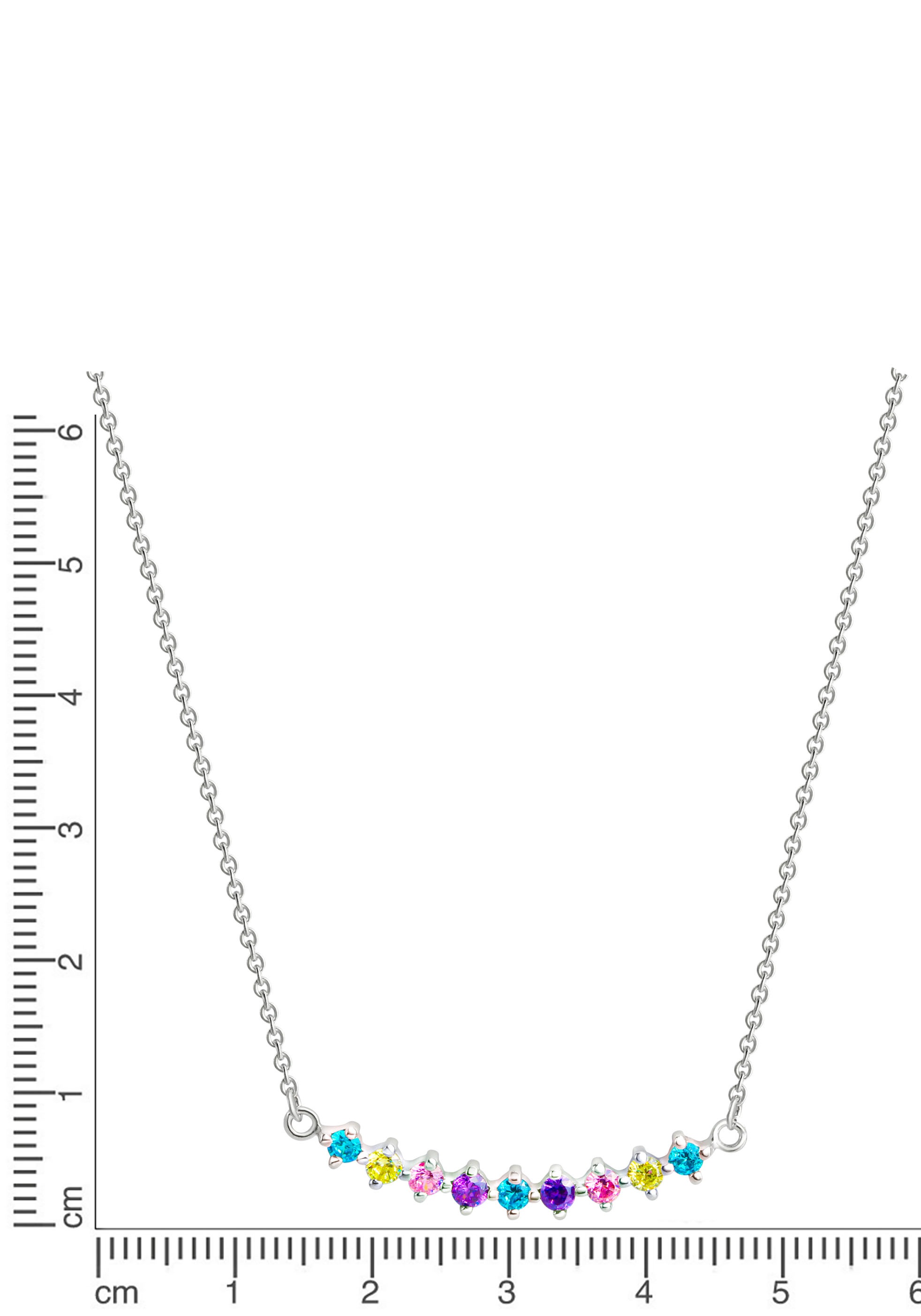 Firetti Kette mit Anhänger »Schmuck Geschenk Silber 925 Halsschmuck  Halskette Regenbogen«, zu Kleid, Shirt, Jeans, Sneaker! Anlass Geburtstag  Weihnachten bestellen bei OTTO