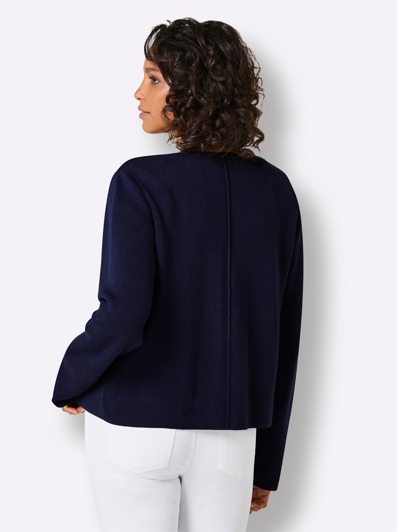 CREATION L PREMIUM Jacquardstrickjacke